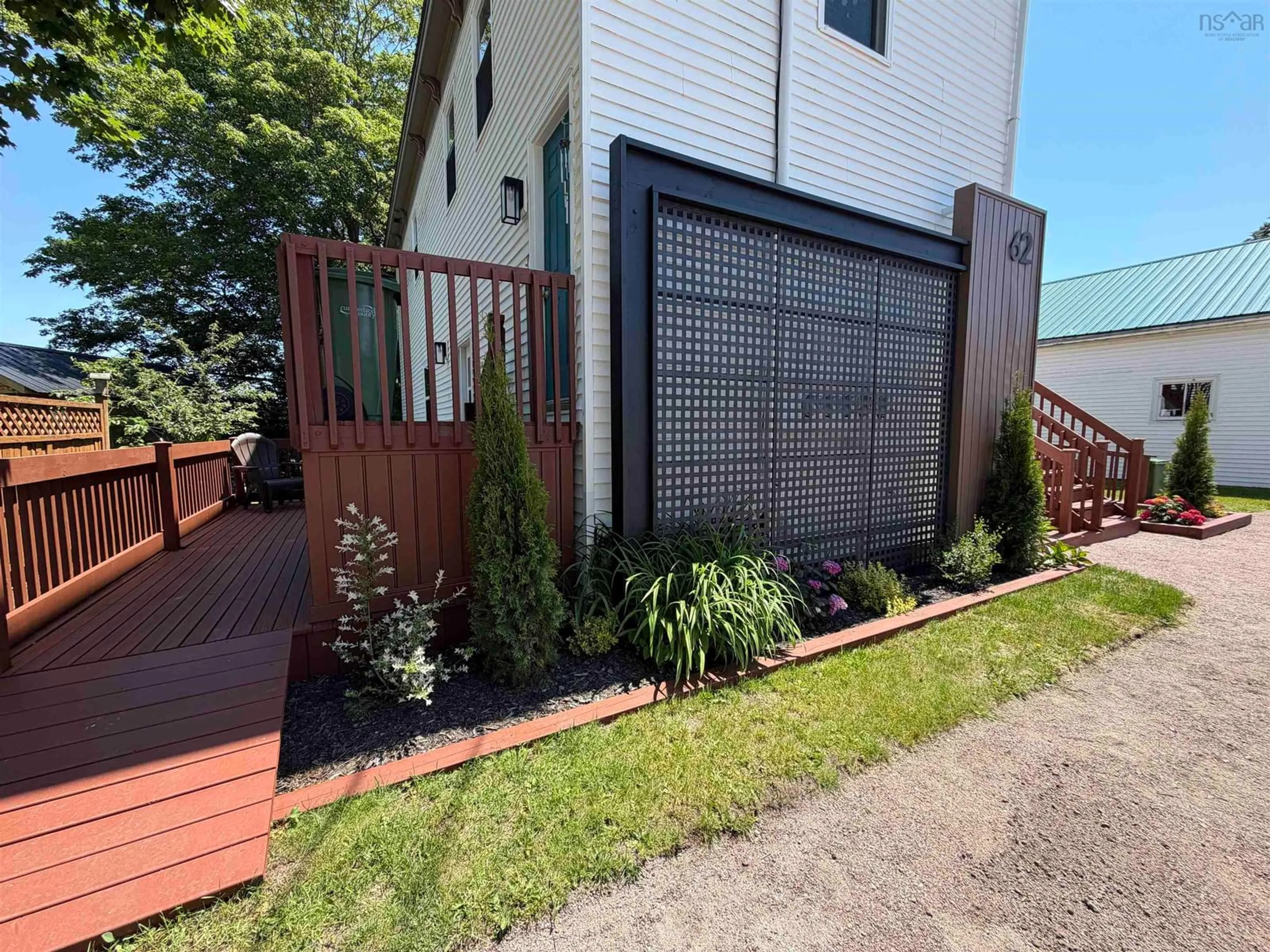 Patio, street for 62 School St, Parrsboro Nova Scotia B0M 1S0