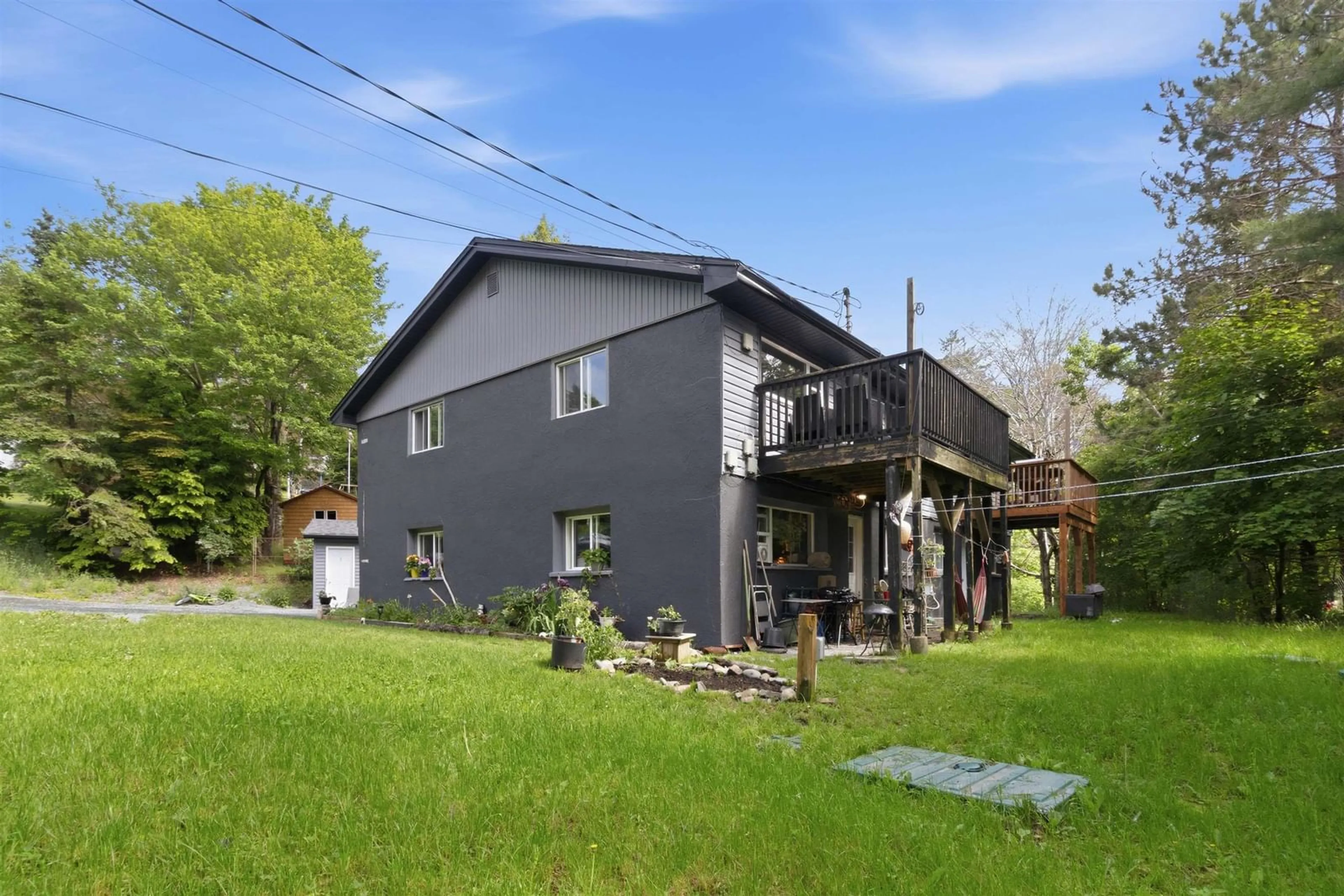 A pic from outside/outdoor area/front of a property/back of a property/a pic from drone, street for 37 Martin Lake Dr, Lake Echo Nova Scotia B3E 1B3