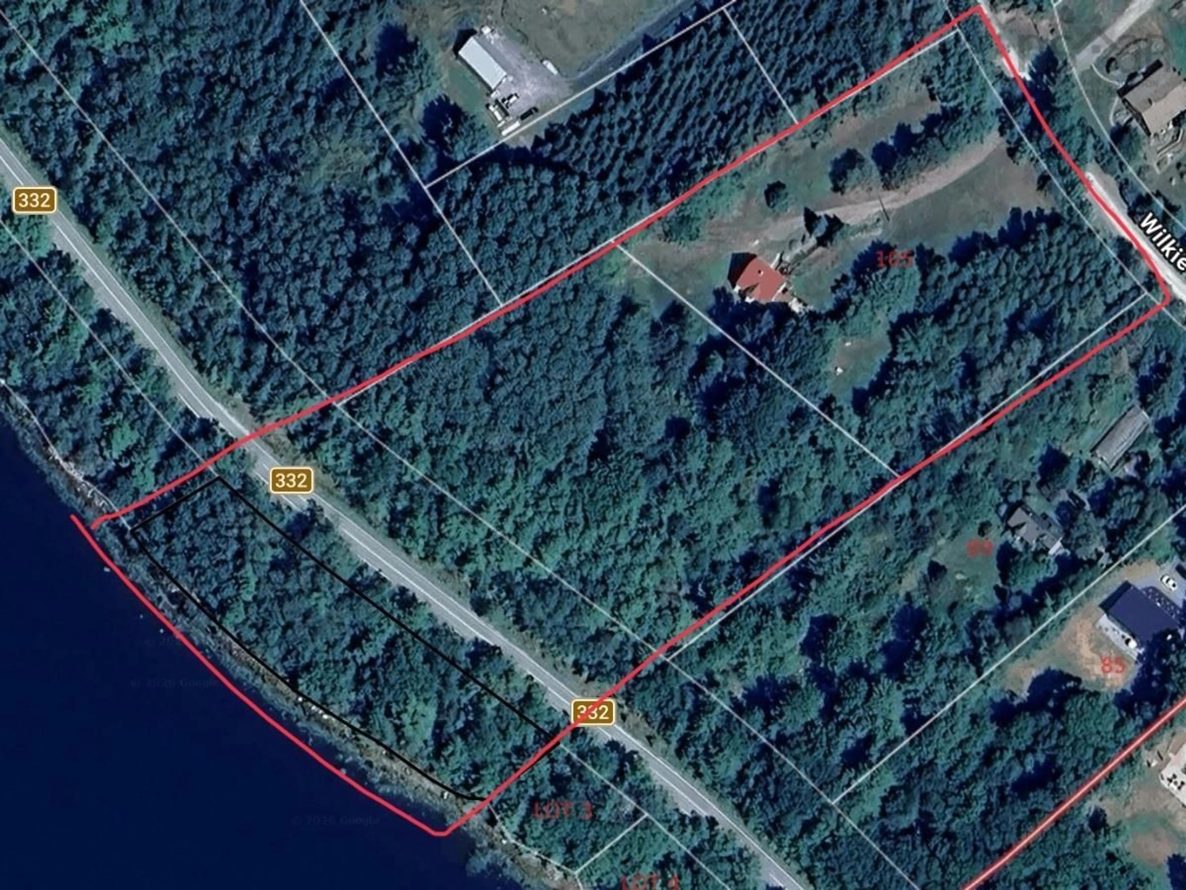 Picture of a map for 105 Wilkes Cove Rd, Middle Lahave Nova Scotia B4V 2Z2