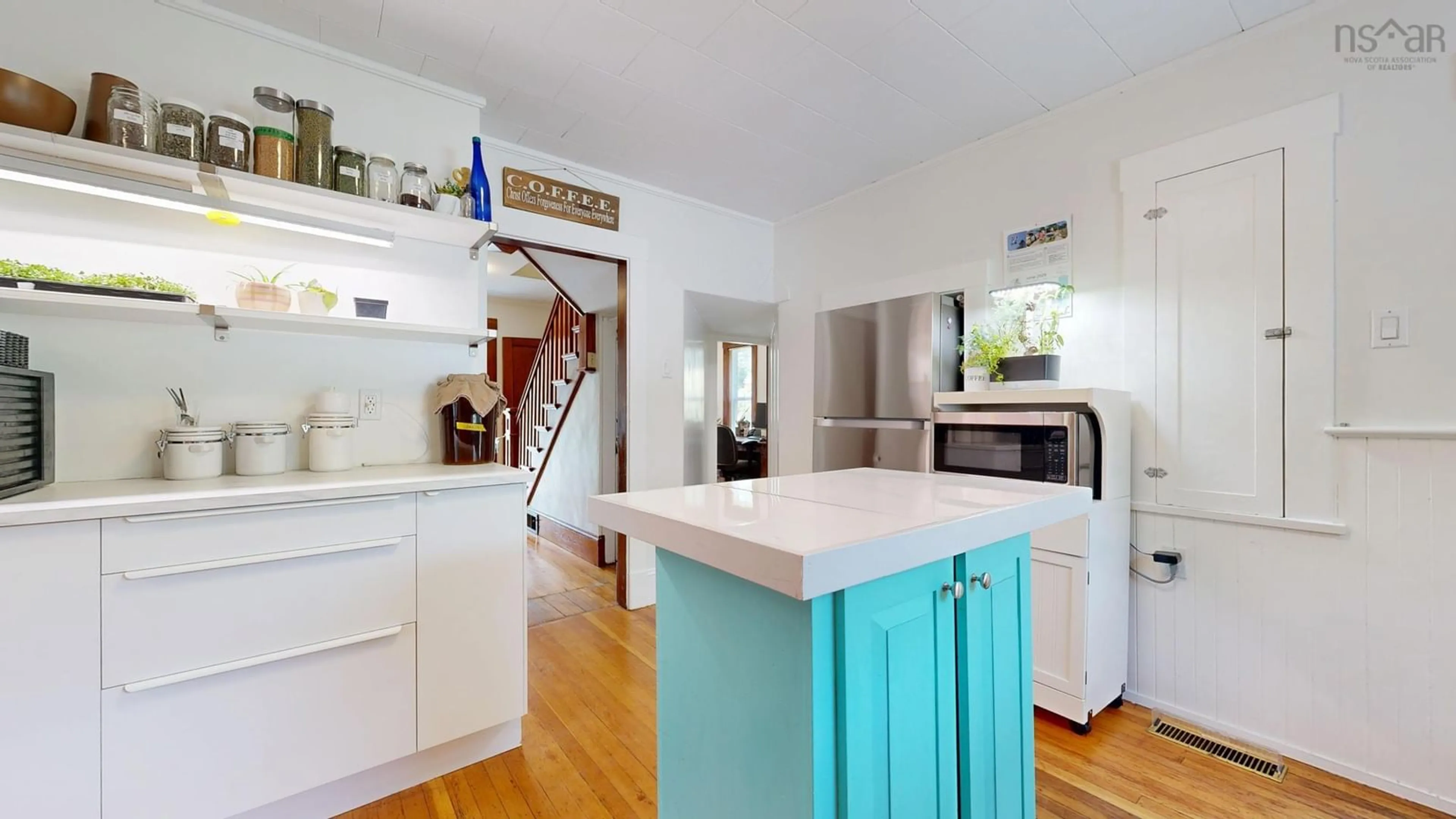 Open concept kitchen, unknown for 293 Highway 8, Milton, Milton Nova Scotia B0T 1P0