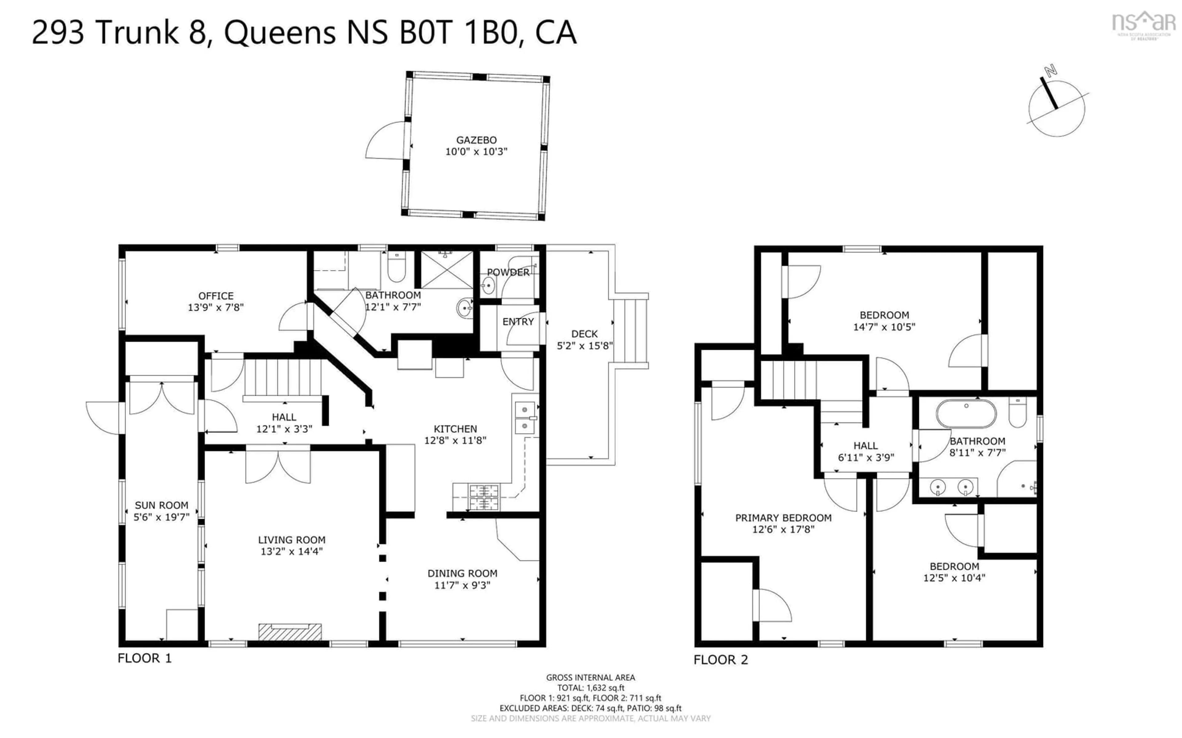 Floor plan for 293 Highway 8, Milton, Milton Nova Scotia B0T 1P0