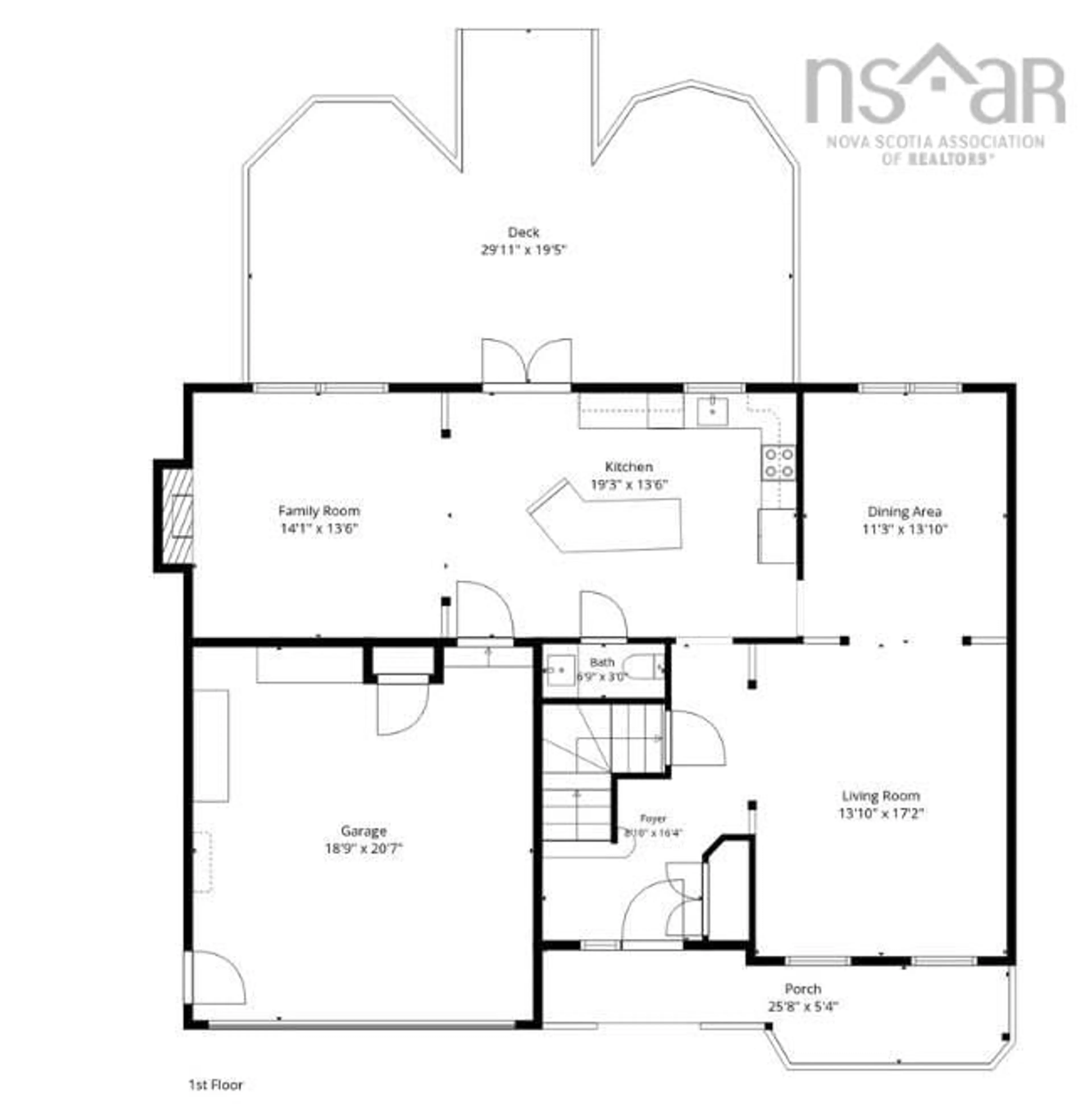 Floor plan for 275 Canterbury Lane, Fall River Nova Scotia B2T 1T4