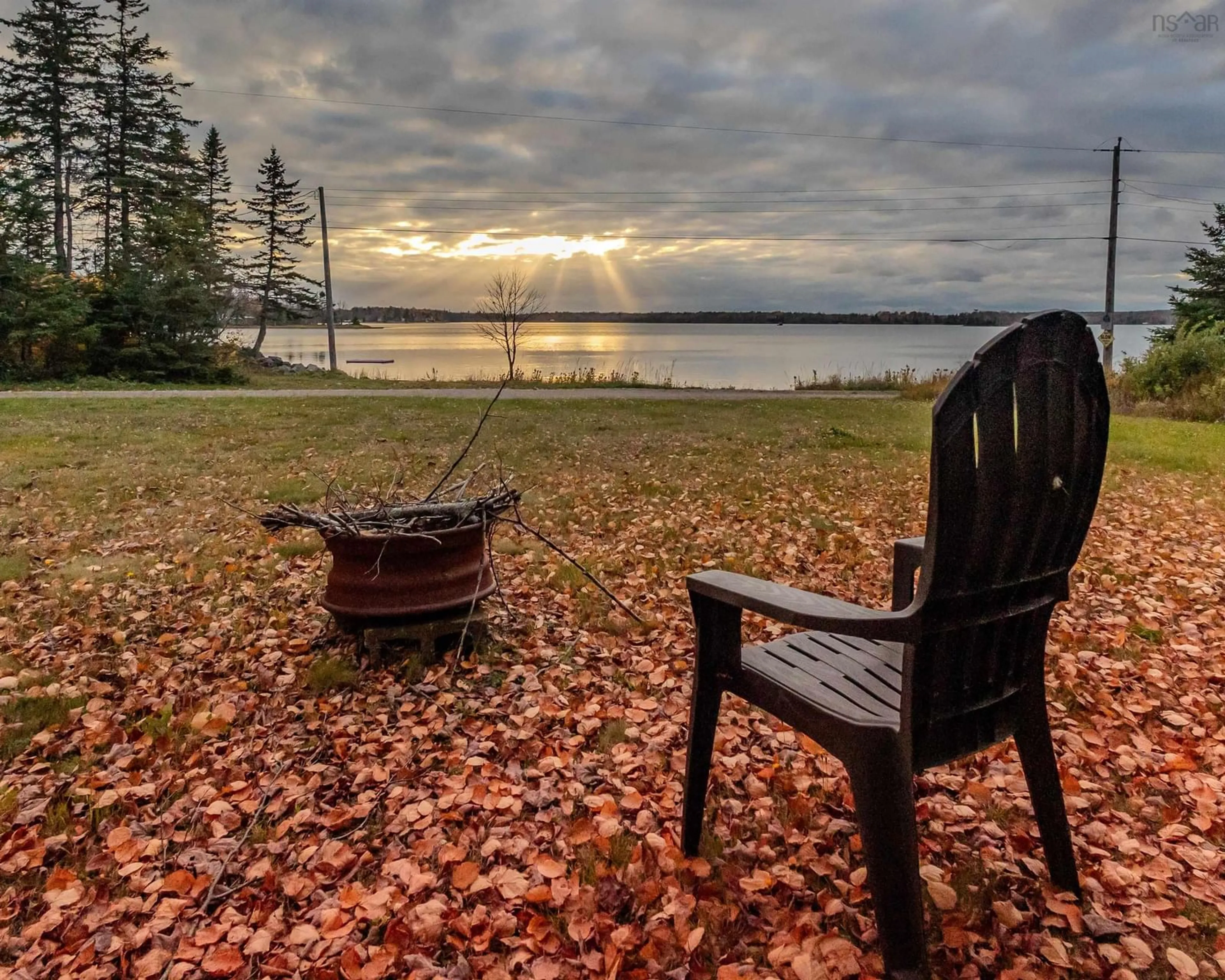 Patio, water/lake/river/ocean view for 103 Paradise Rd, Albert Bridge Nova Scotia B1K 3R4