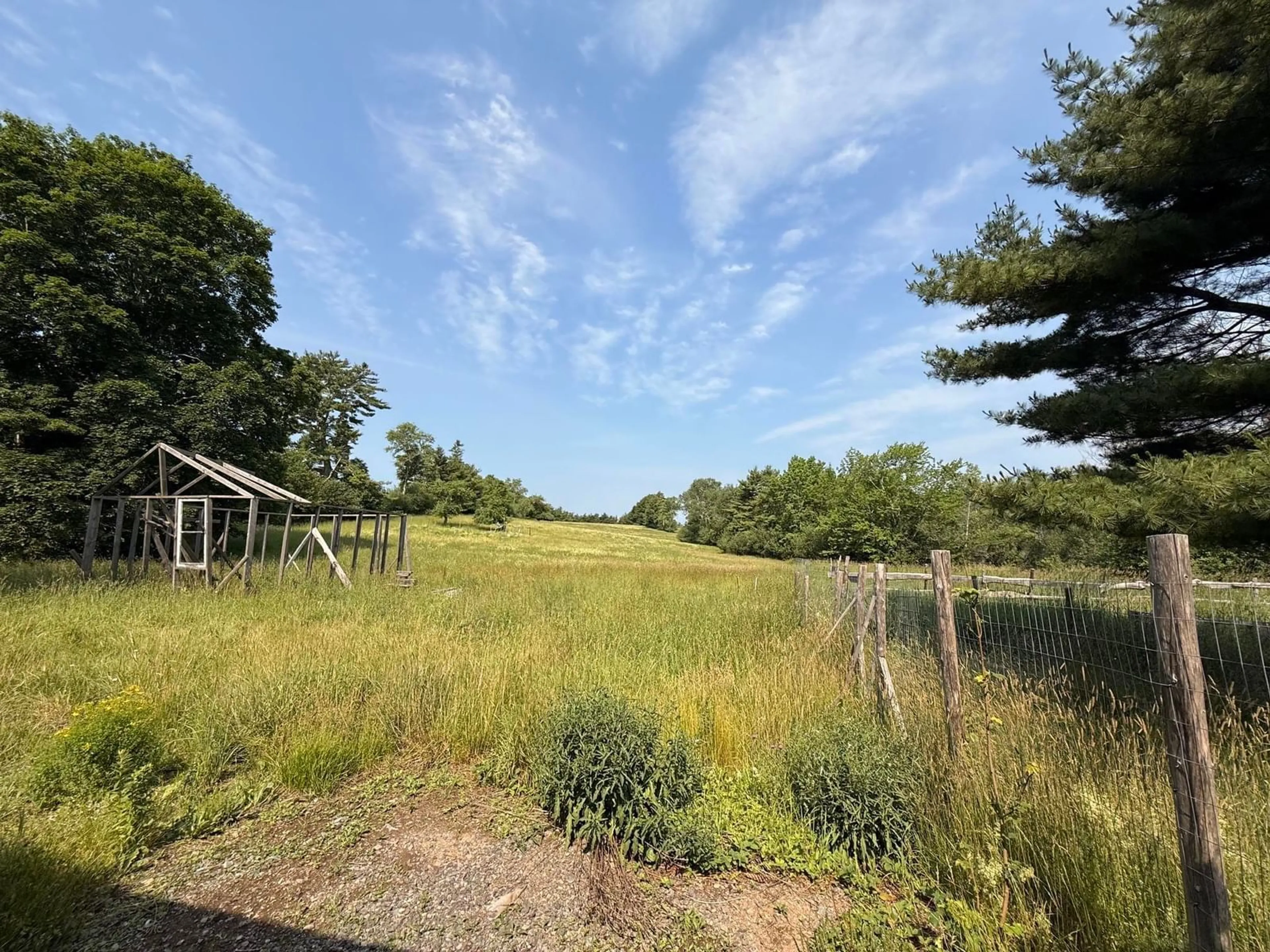 A pic from outside/outdoor area/front of a property/back of a property/a pic from drone, forest/trees view for 6156 Highway 208, North Brookfield Nova Scotia B0T 1X0