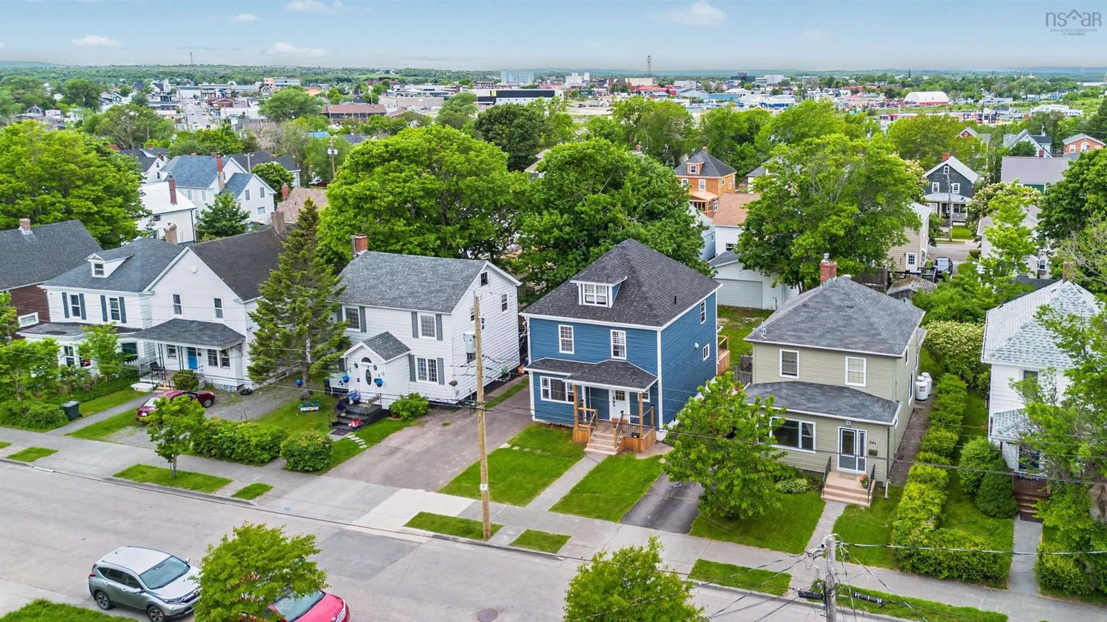 A pic from outside/outdoor area/front of a property/back of a property/a pic from drone, street for 237 Park St, Sydney Nova Scotia B1P 4X1