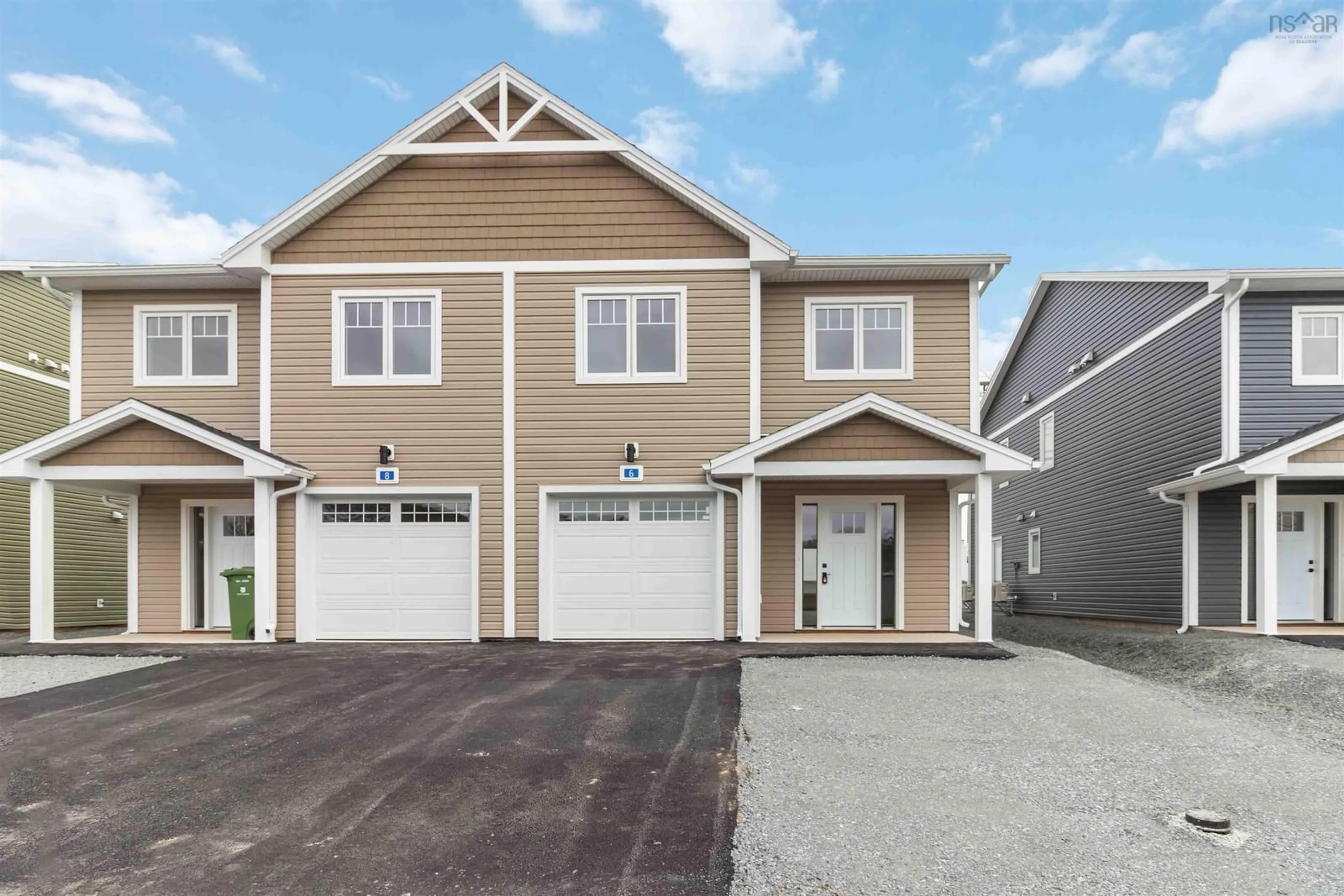 Home with vinyl exterior material, street for 8 Nottingham Lane, Enfield Nova Scotia B2T 0T2
