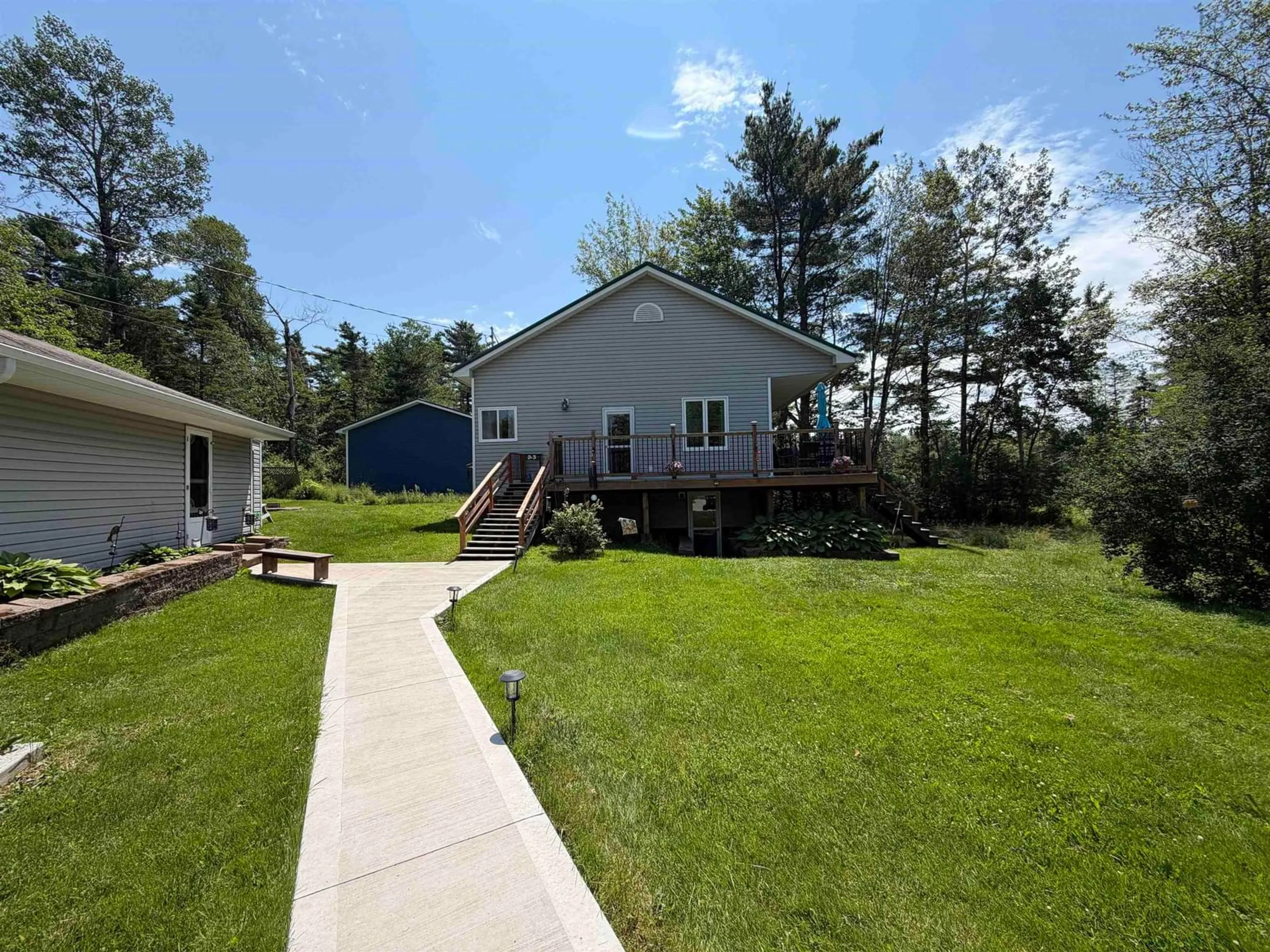 A pic from outside/outdoor area/front of a property/back of a property/a pic from drone, unknown for 23 Elmbel Dr, Belnan Nova Scotia B2S 2M3