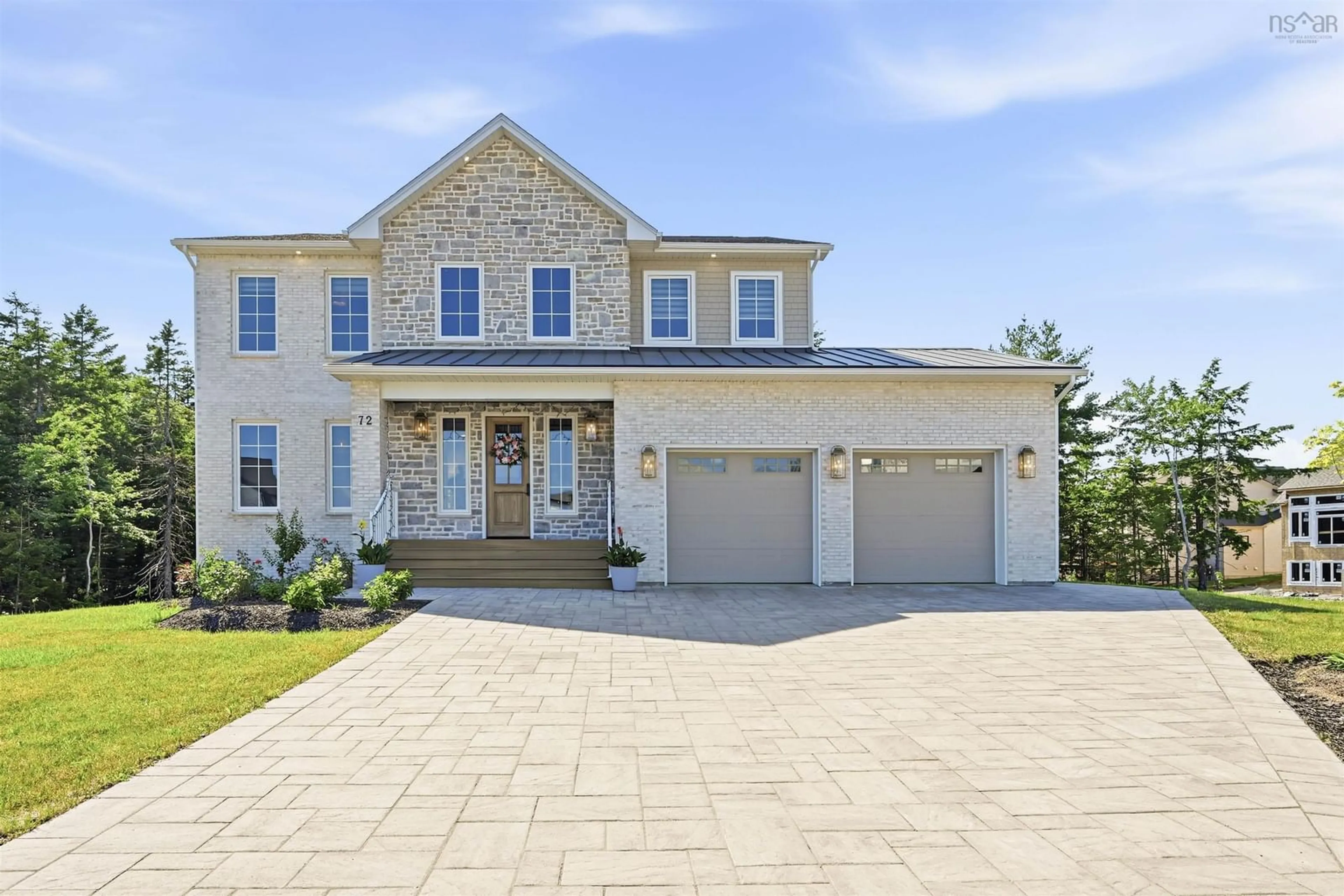 Home with brick exterior material, street for 72 Element Crt, Bedford Nova Scotia B4B 2K3