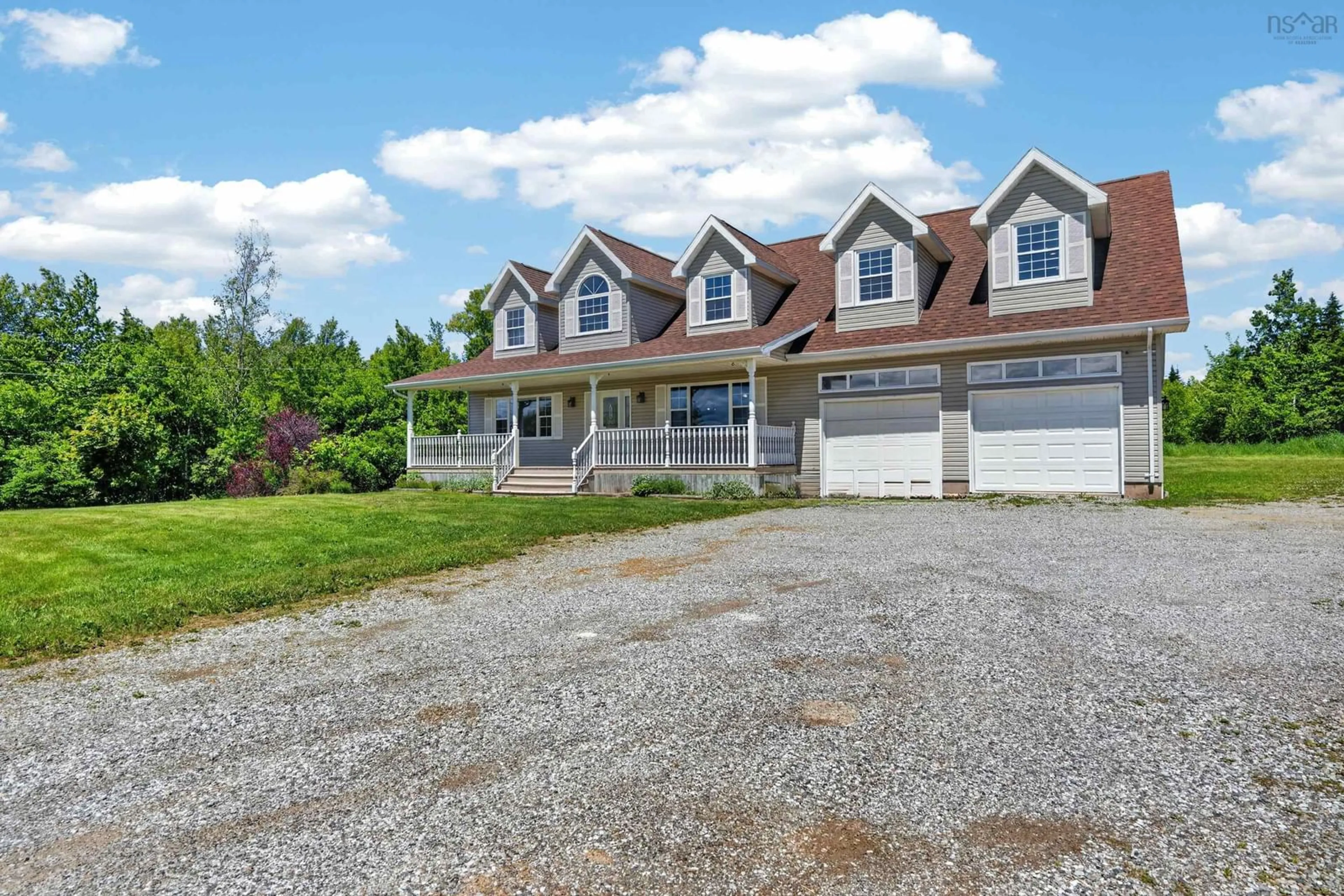 A pic from outside/outdoor area/front of a property/back of a property/a pic from drone, unknown for 500 Johnson Road, Georges River Nova Scotia B1Y 3B2