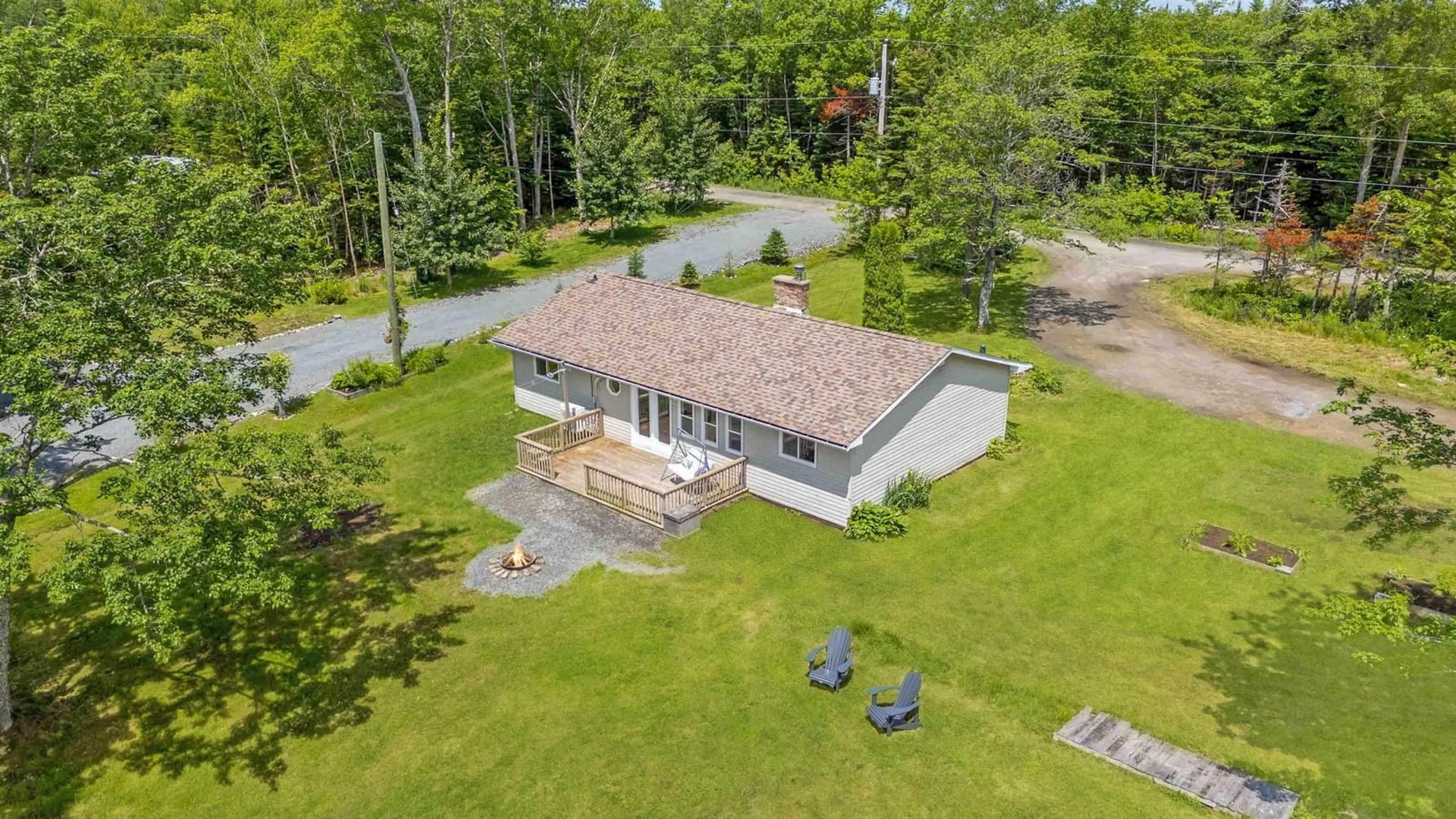 A pic from outside/outdoor area/front of a property/back of a property/a pic from drone, building for 110 Long Lake Rd, East Uniacke Nova Scotia B0N 1Z0
