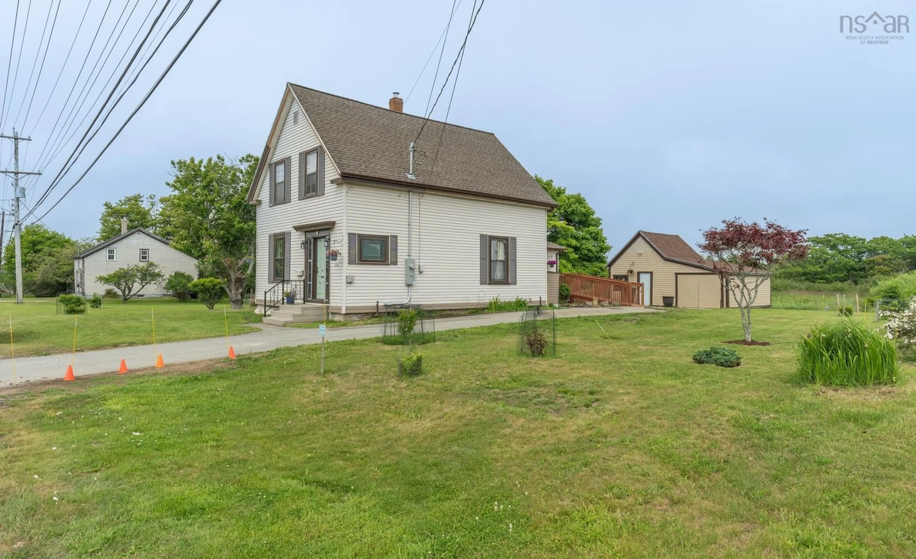 A pic from outside/outdoor area/front of a property/back of a property/a pic from drone, street for 233 Pleasant St, Yarmouth Nova Scotia B5A 2K2