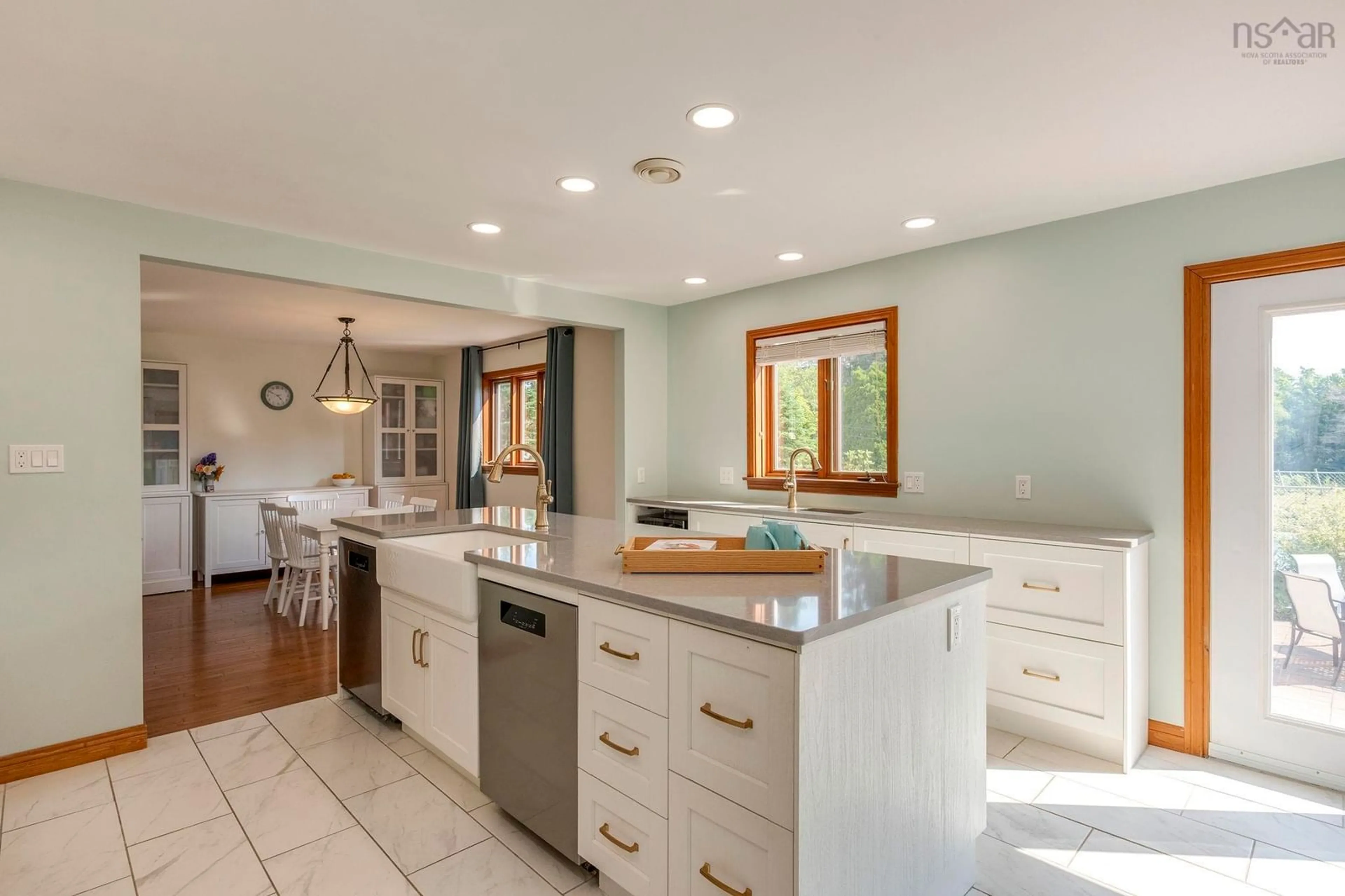 Open concept kitchen, ceramic/tile floor for 932 Sherman Belcher Rd, Centreville Nova Scotia B0P 1J0