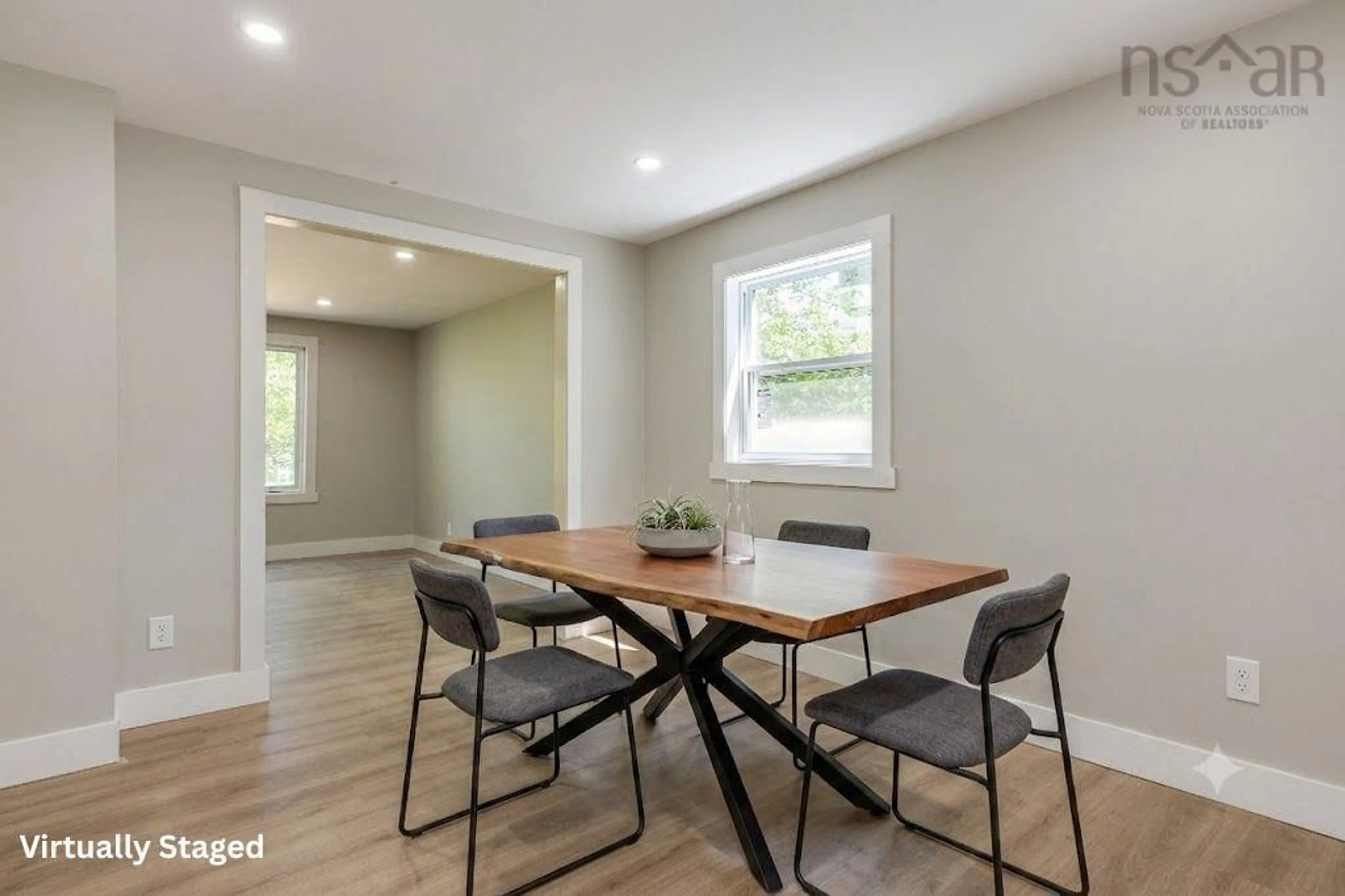 Dining room, wood/laminate floor for 982 Pickering Lane, Greenwood Nova Scotia B0P 1R0