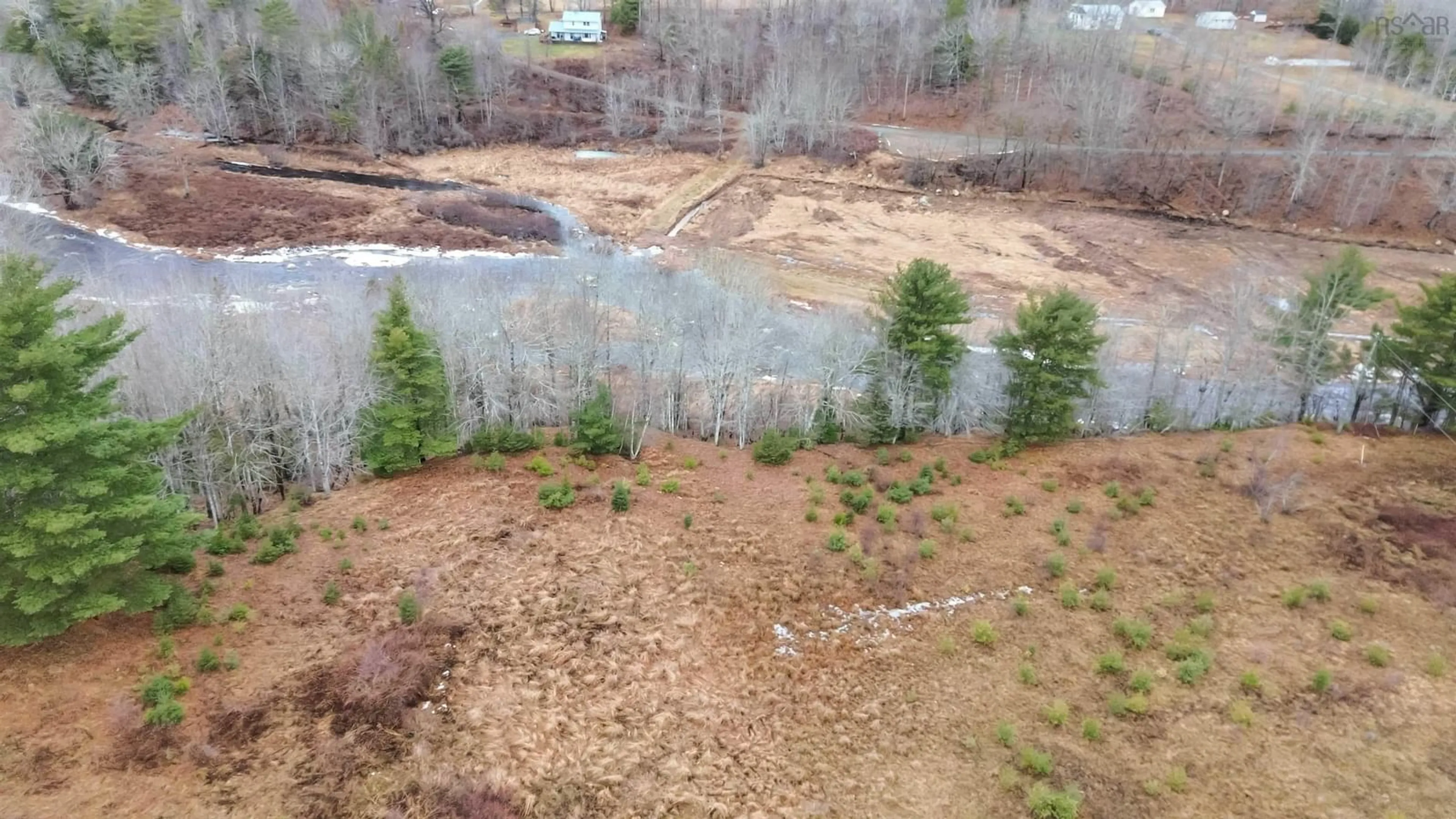 A pic from outside/outdoor area/front of a property/back of a property/a pic from drone, water/lake/river/ocean view for 227 Landry Lane, Upper Falmouth Nova Scotia B0P 1P0