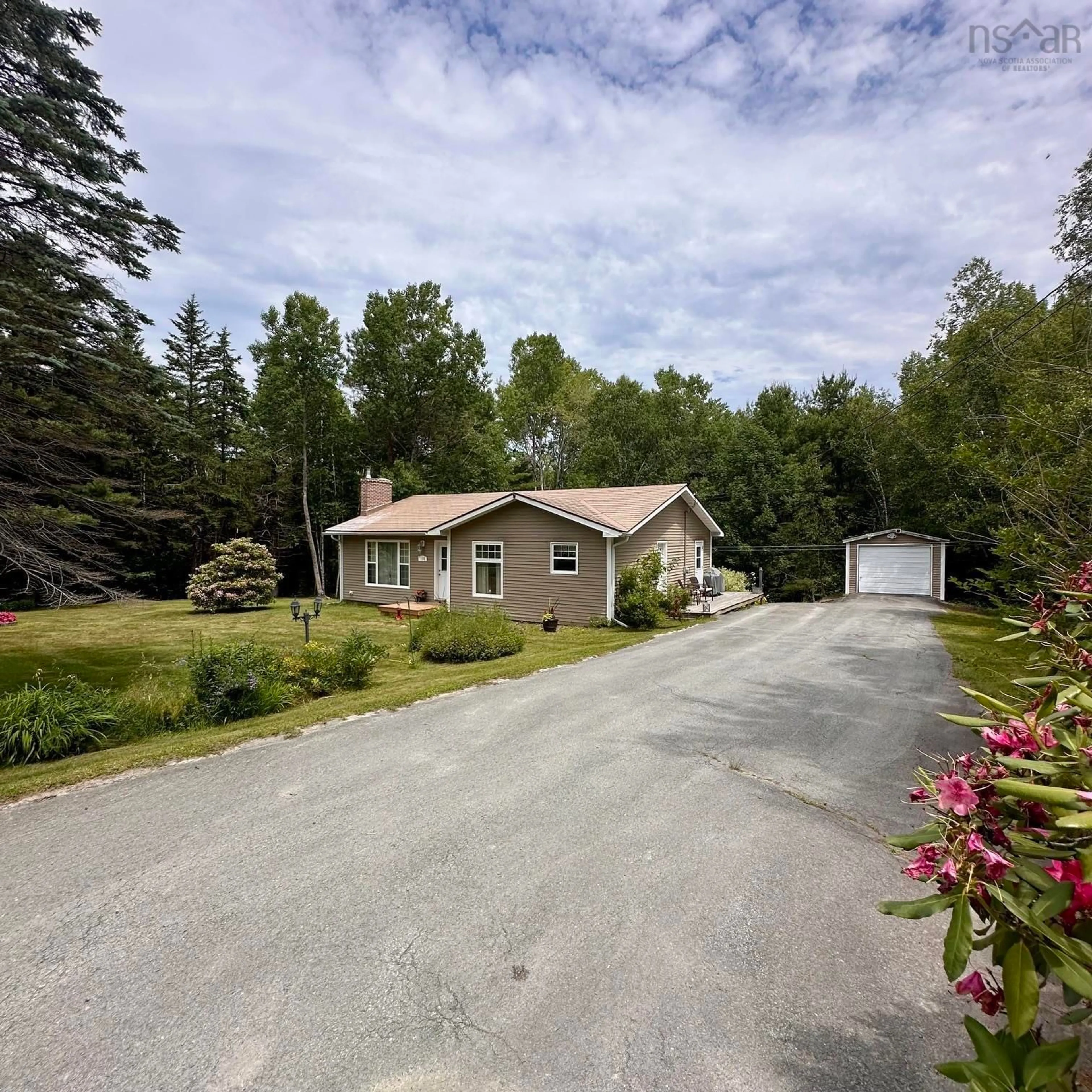 A pic from outside/outdoor area/front of a property/back of a property/a pic from drone, street for 126 Wilkies Cove Rd, Middle Lahave Nova Scotia B4V 2Y4