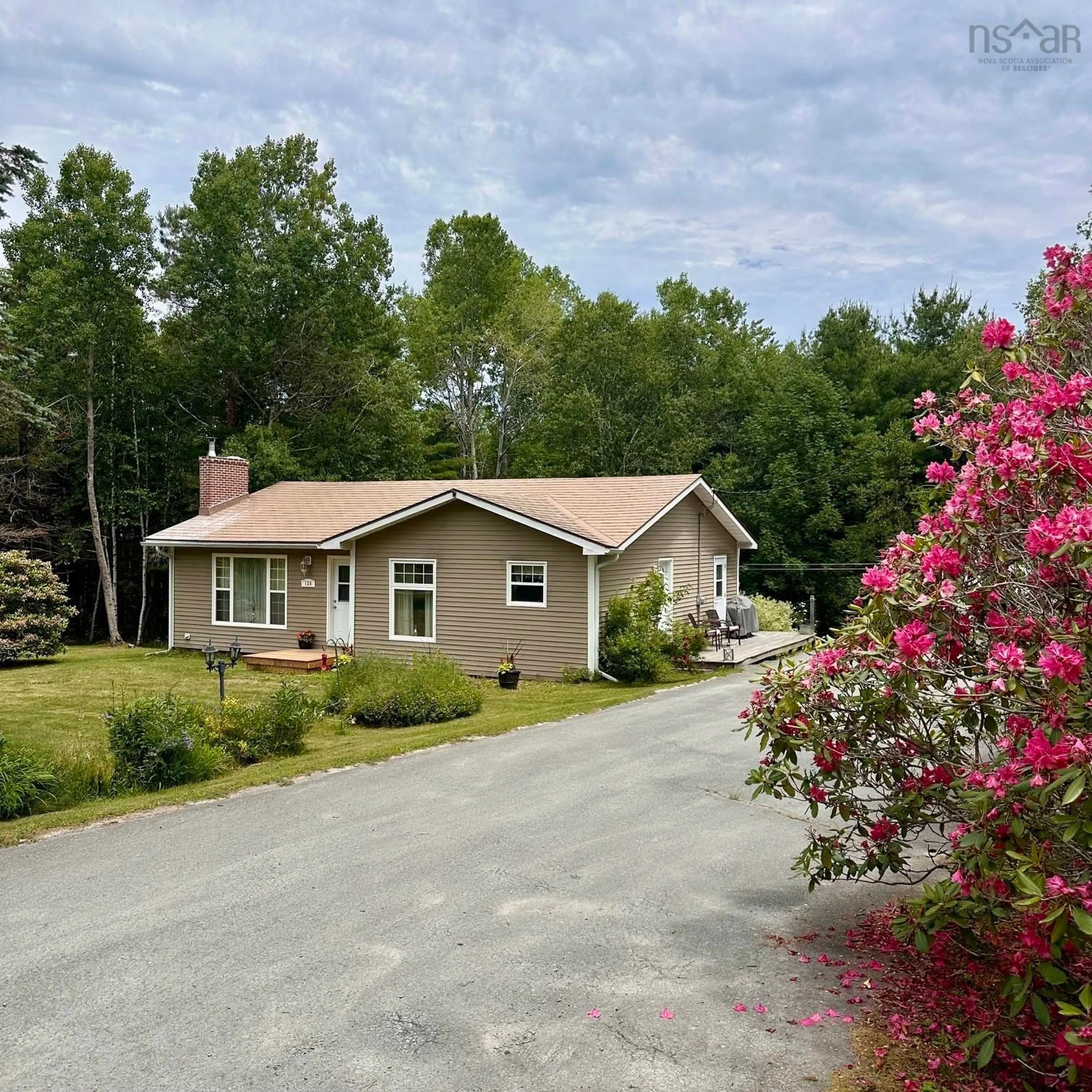 A pic from outside/outdoor area/front of a property/back of a property/a pic from drone, street for 126 Wilkies Cove Rd, Middle Lahave Nova Scotia B4V 2Y4