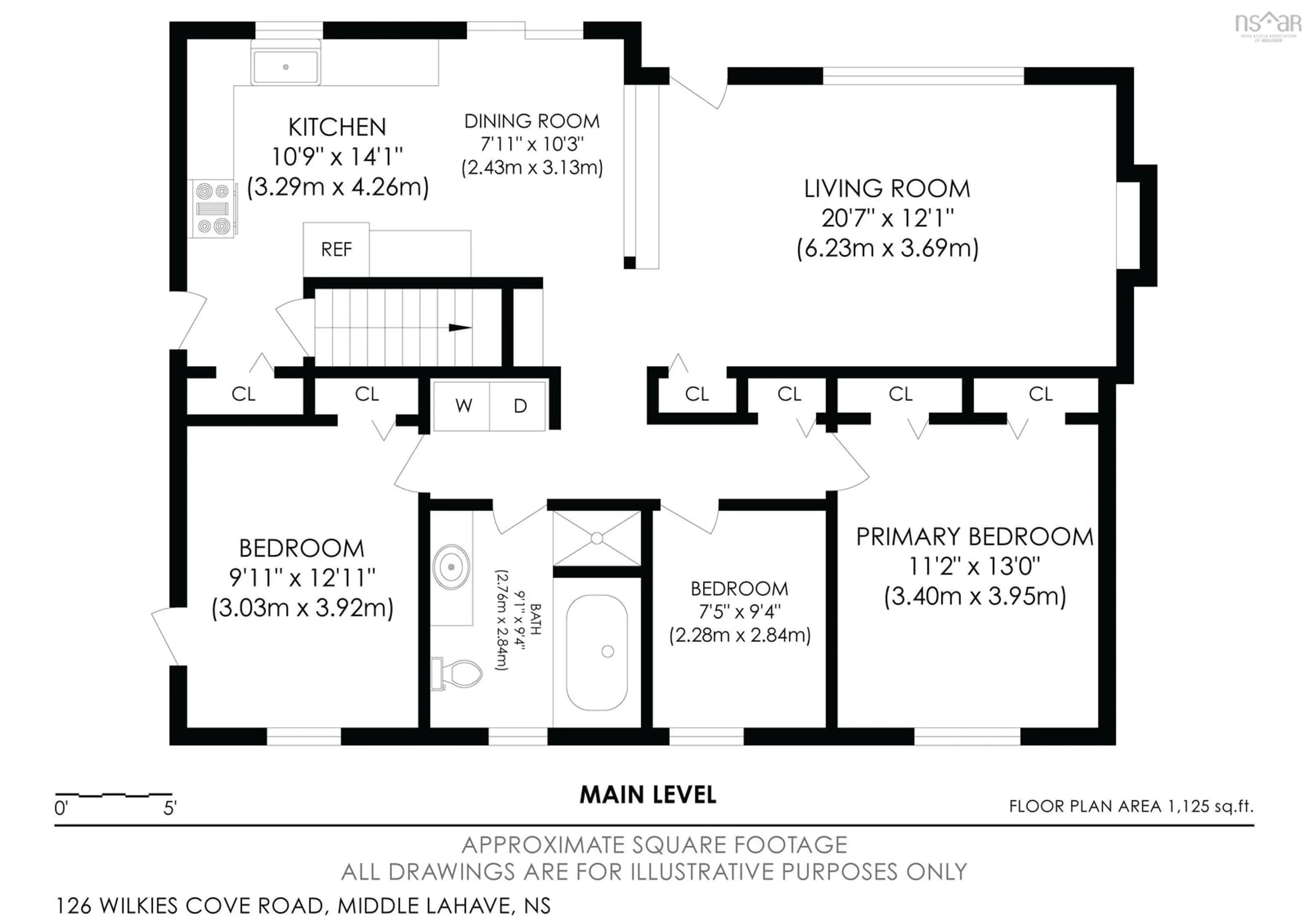 Floor plan for 126 Wilkies Cove Rd, Middle Lahave Nova Scotia B4V 2Y4