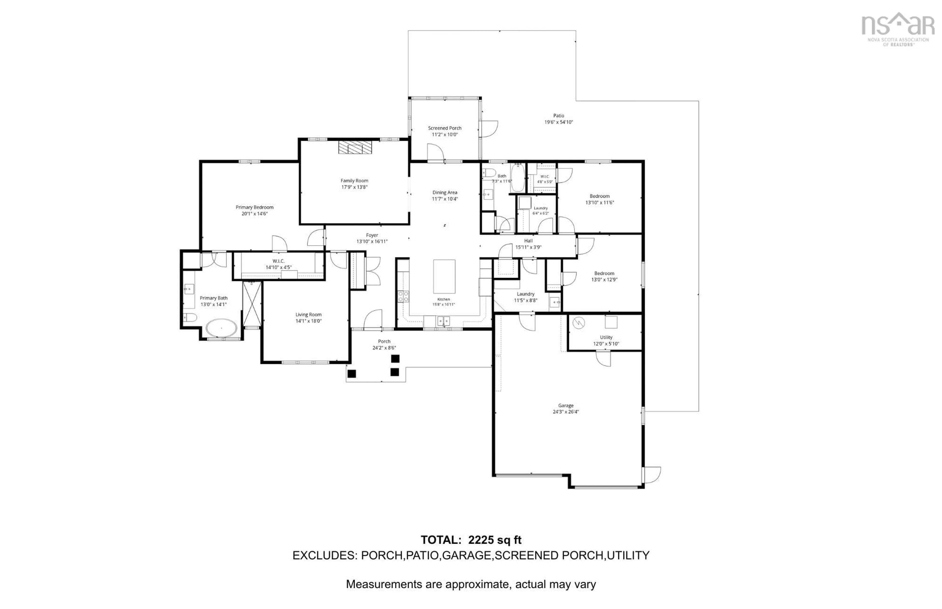 Floor plan for 485 Calderwood Dr, Wellington Nova Scotia B2T 0S2
