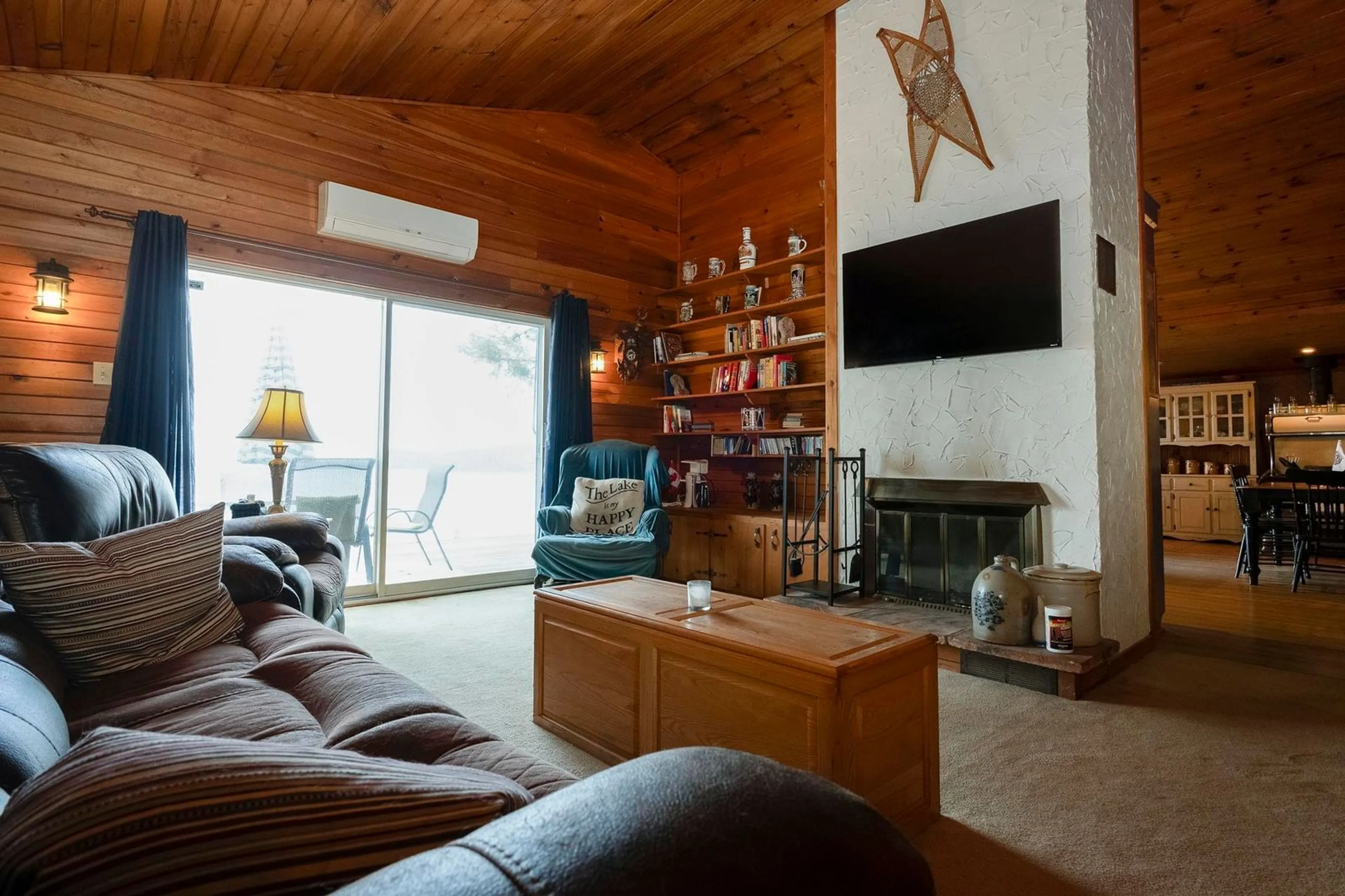 Living room with furniture, wood/laminate floor for 12439 Peskawa Close St, Kempt Nova Scotia B0T 1B0