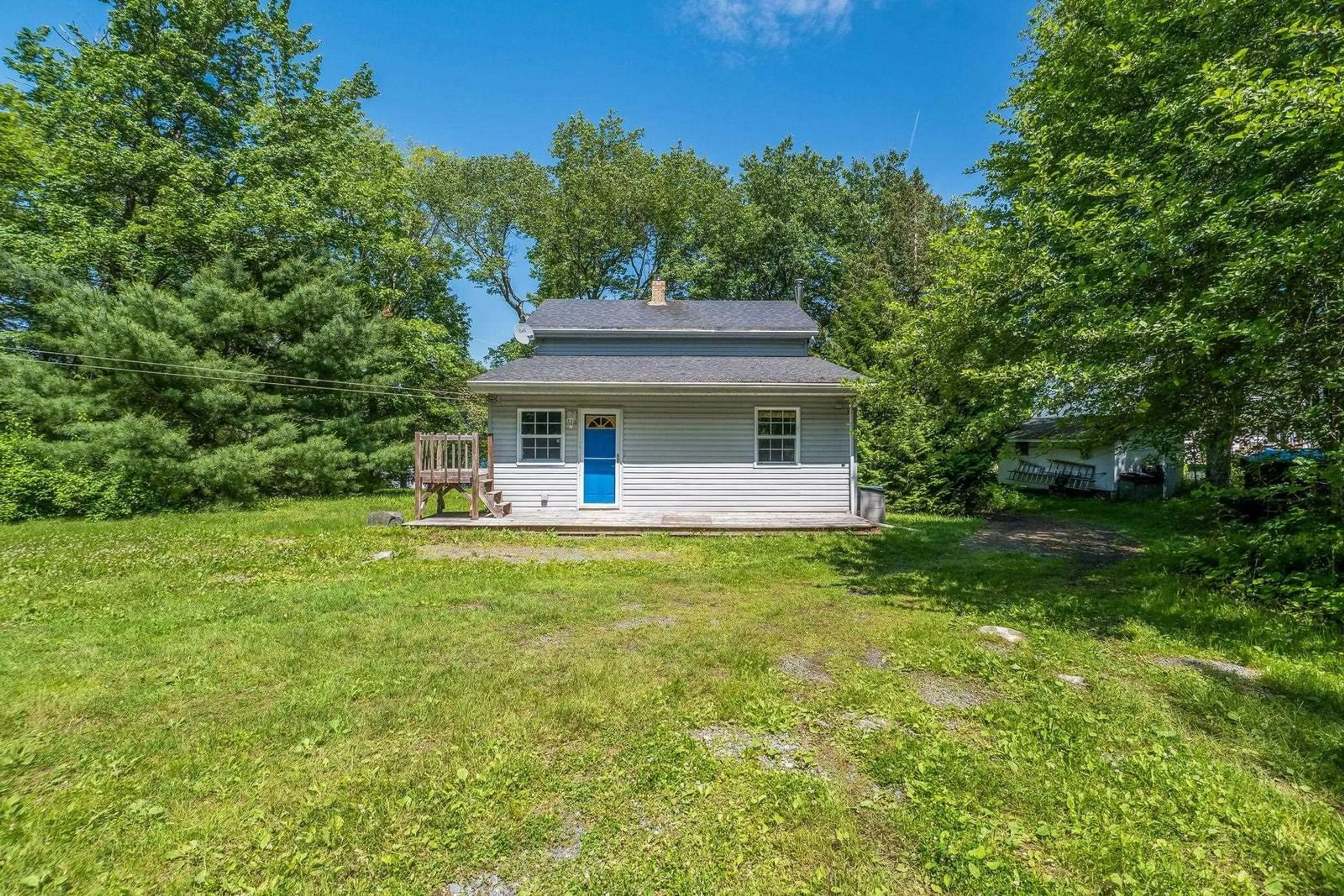 A pic from outside/outdoor area/front of a property/back of a property/a pic from drone, water/lake/river/ocean view for 161 Lakeview Rd, Lakeview Nova Scotia B4C 4C7