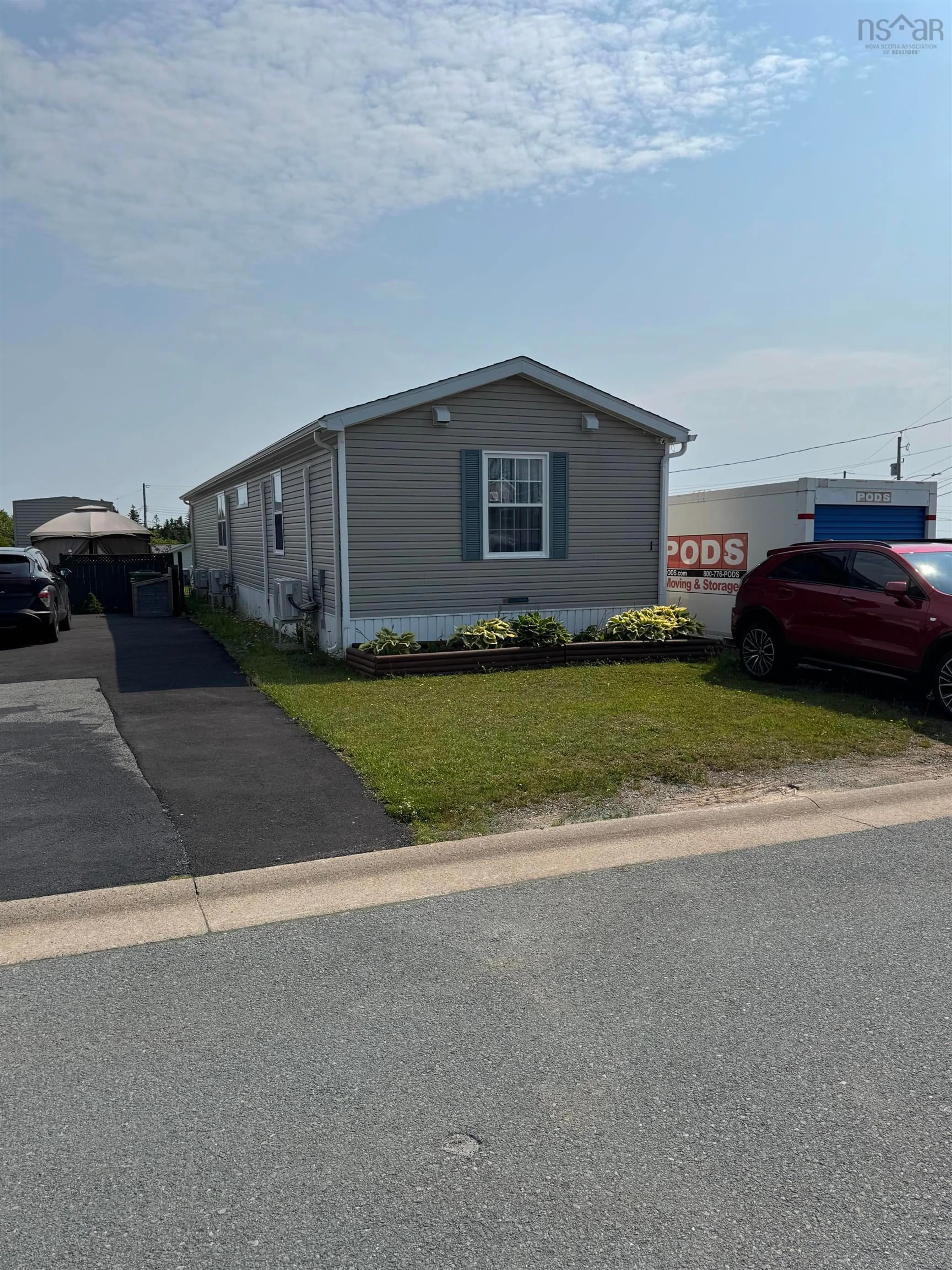 Home with vinyl exterior material, street for 1 Prestige Crt, Harrietsfield Nova Scotia B3V 1B6