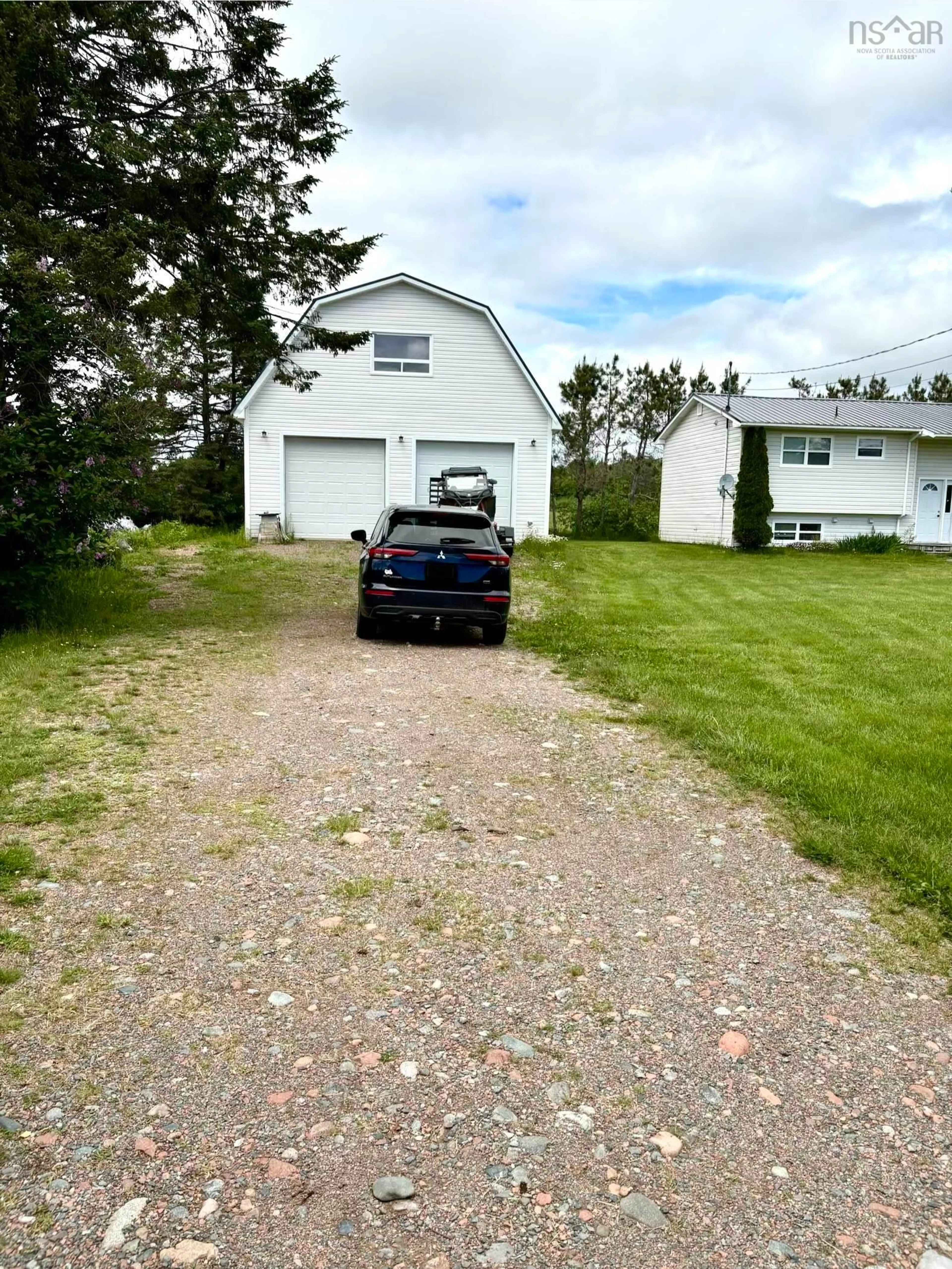 A pic from outside/outdoor area/front of a property/back of a property/a pic from drone, street for 73 Staples Brook Rd, Debert Nova Scotia B0M 1G0