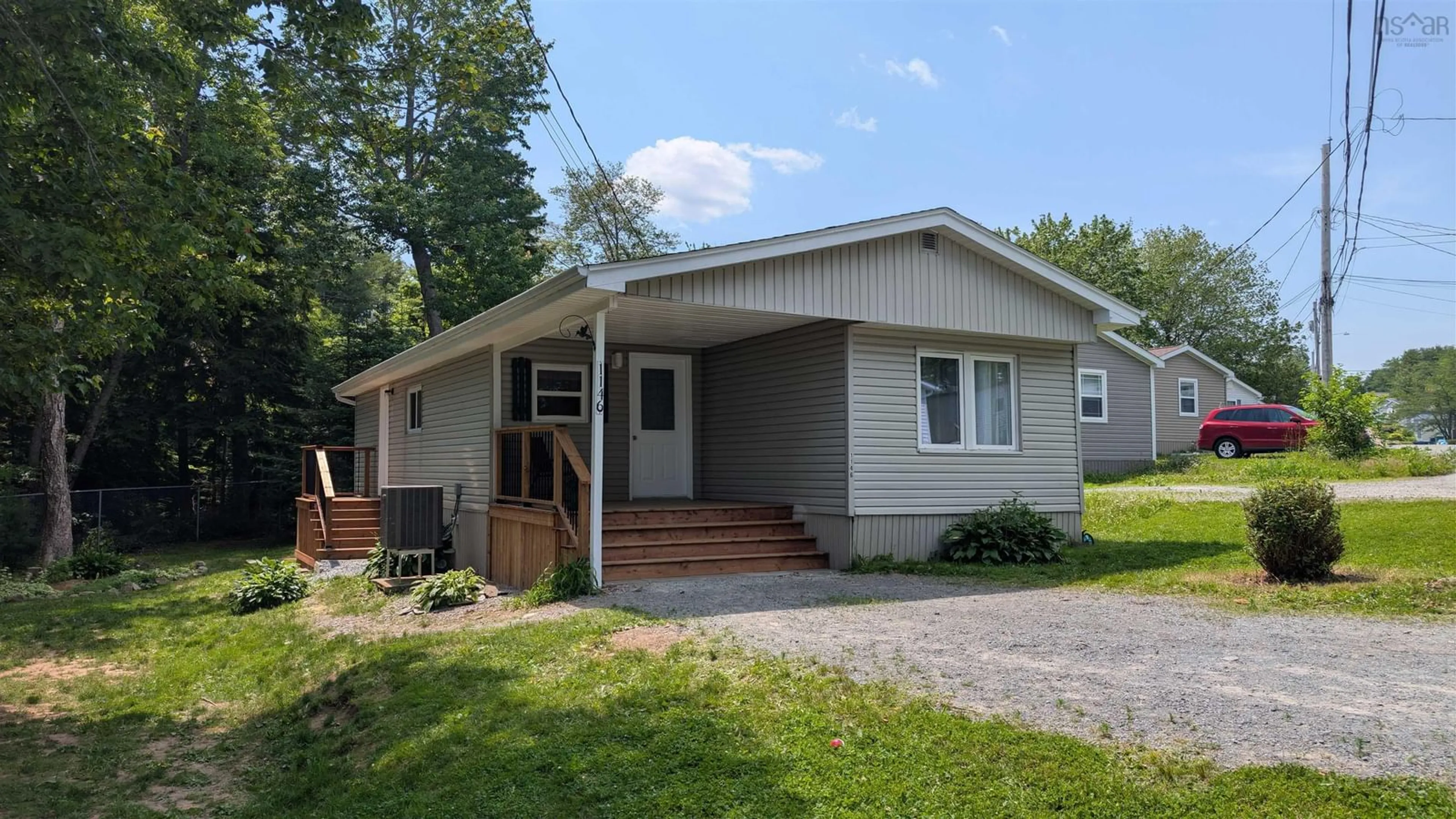 Home with vinyl exterior material, street for 1146 Susan Dr, Beaver Bank Nova Scotia B4E 1P1