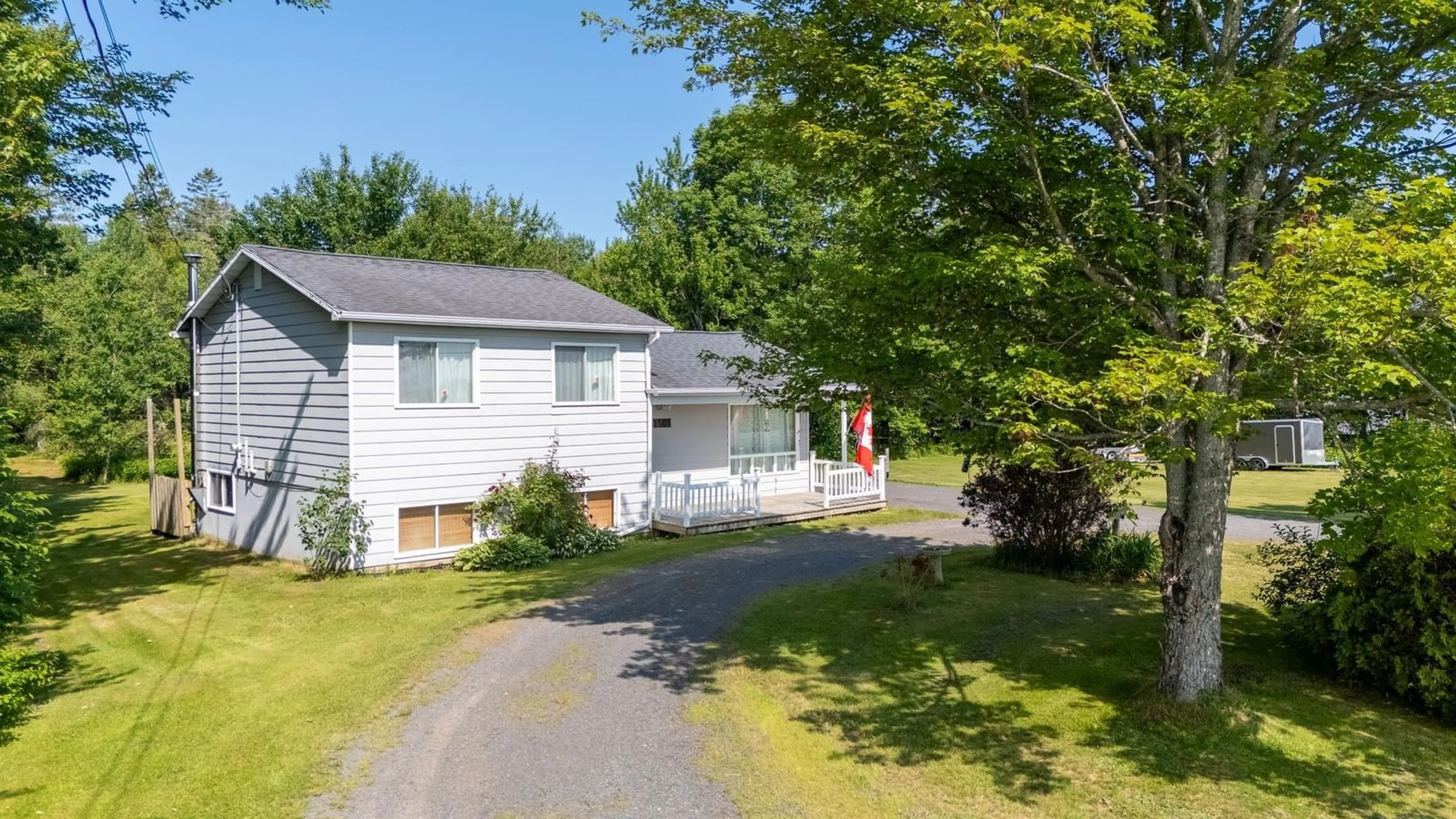 A pic from outside/outdoor area/front of a property/back of a property/a pic from drone, street for 1301 Deep Hollow Rd, Black River Nova Scotia B4P 2R2