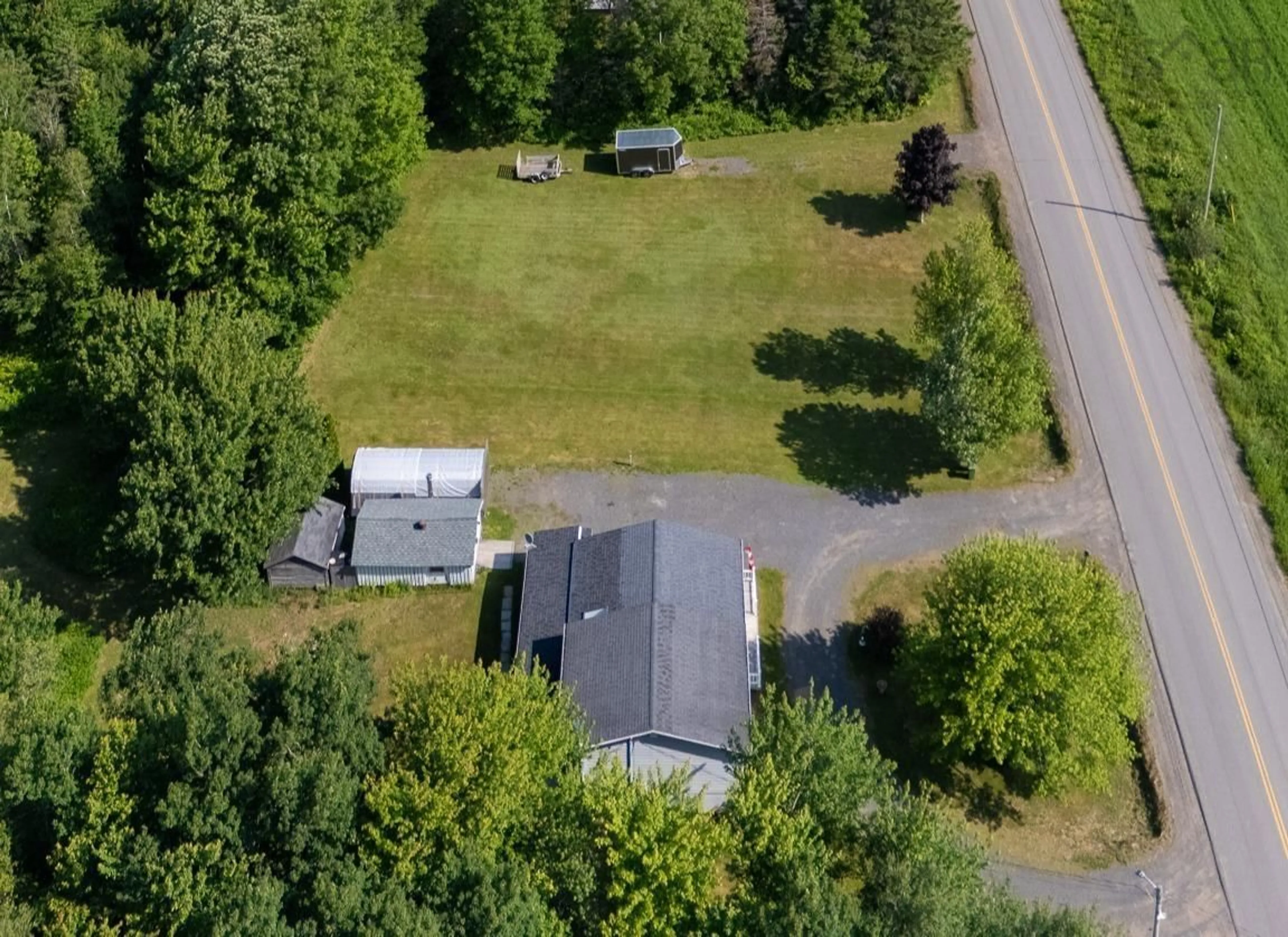 A pic from outside/outdoor area/front of a property/back of a property/a pic from drone, street for 1301 Deep Hollow Rd, Black River Nova Scotia B4P 2R2