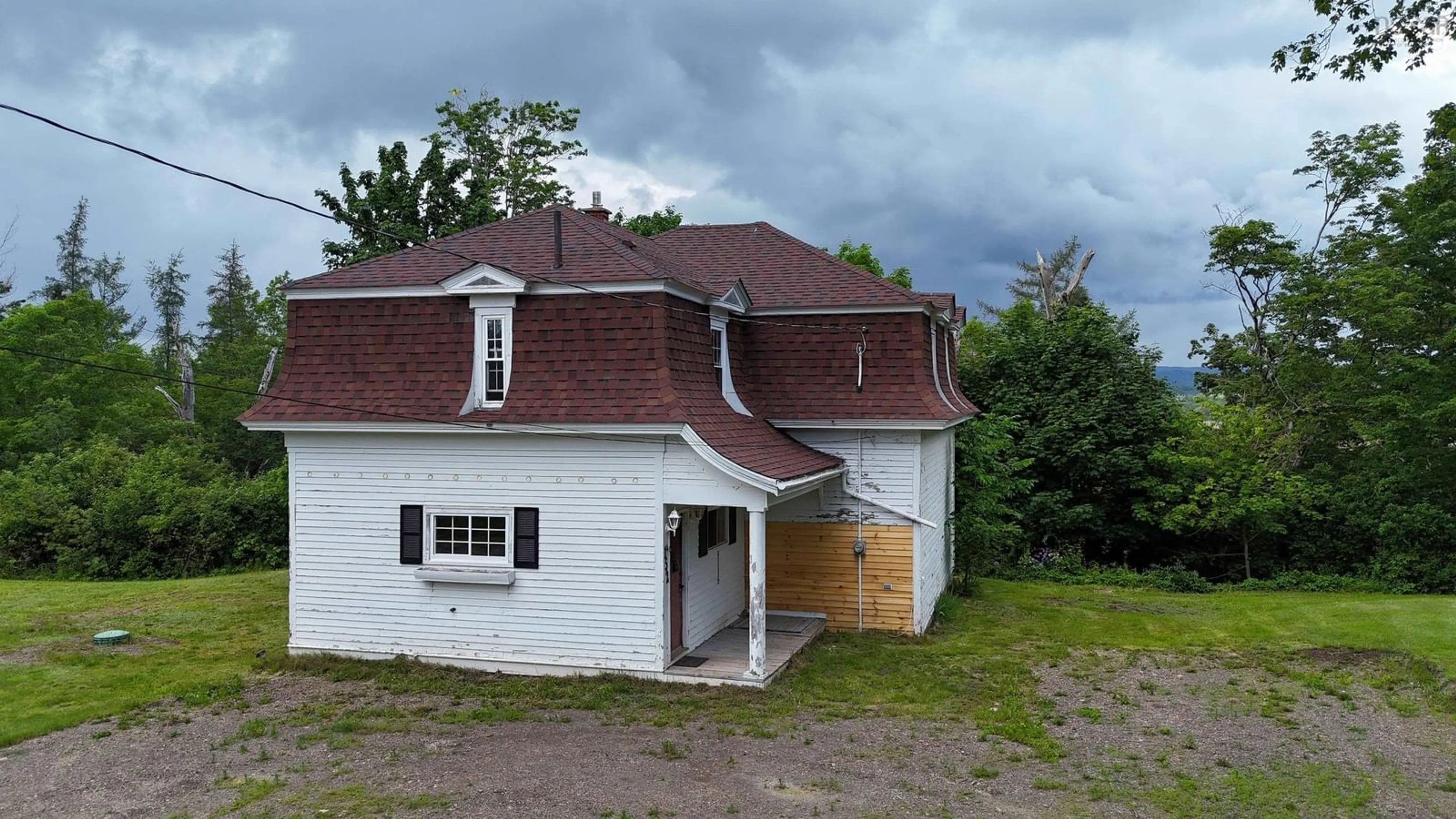 A pic from outside/outdoor area/front of a property/back of a property/a pic from drone, building for Lambs Hill Rd #152, Parrsboro Nova Scotia B0M 1S0