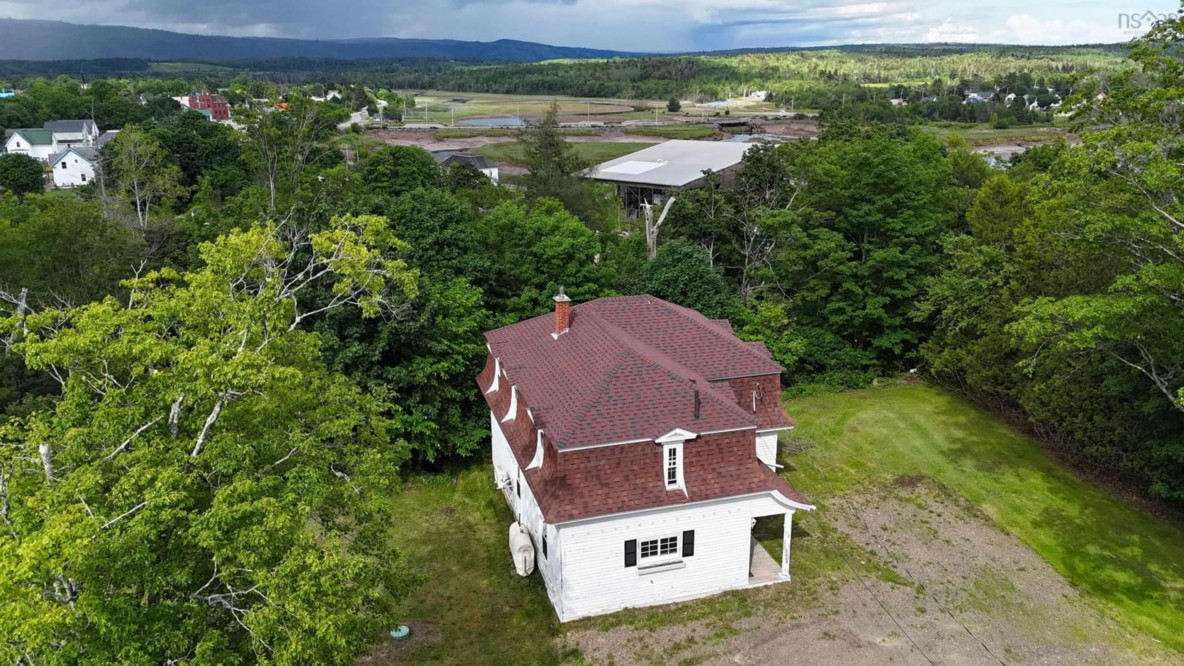A pic from outside/outdoor area/front of a property/back of a property/a pic from drone, building for Lambs Hill Rd #152, Parrsboro Nova Scotia B0M 1S0