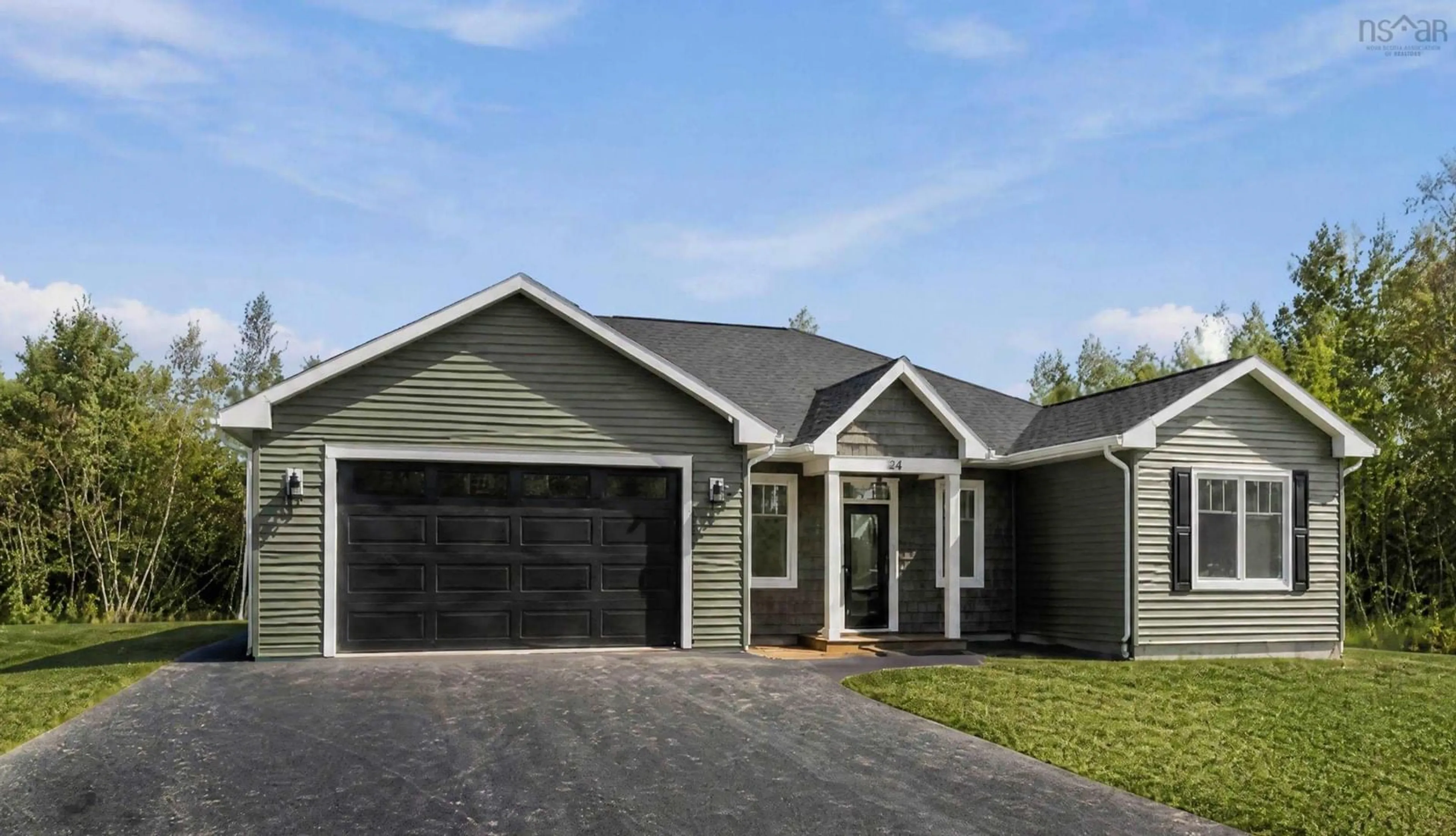 Home with vinyl exterior material, street for 46 Kearne Ave, Kingston Nova Scotia B0P 1R0