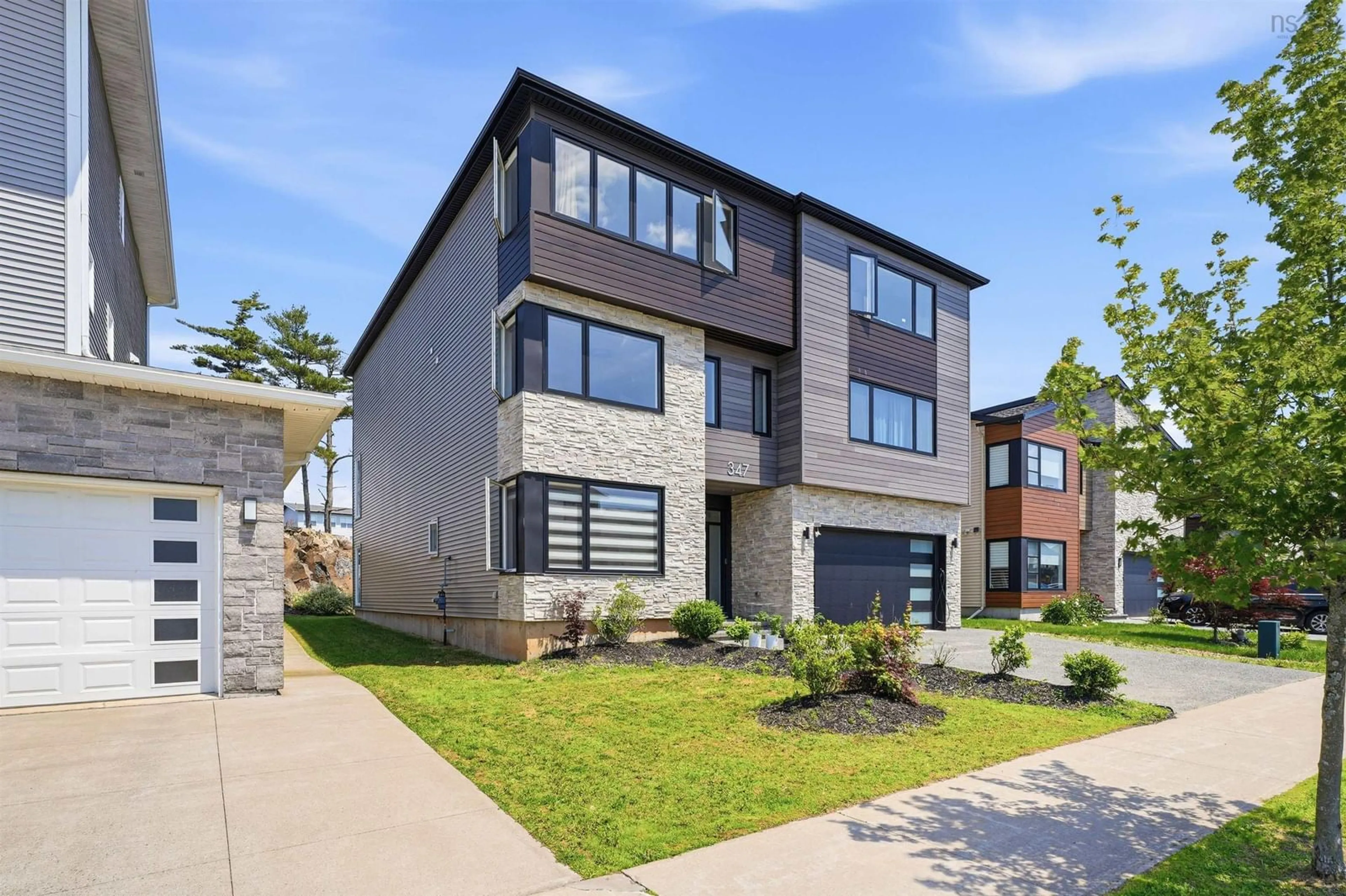 Home with brick exterior material, street for 347 Starboard Dr, Halifax Nova Scotia B3M 0L5