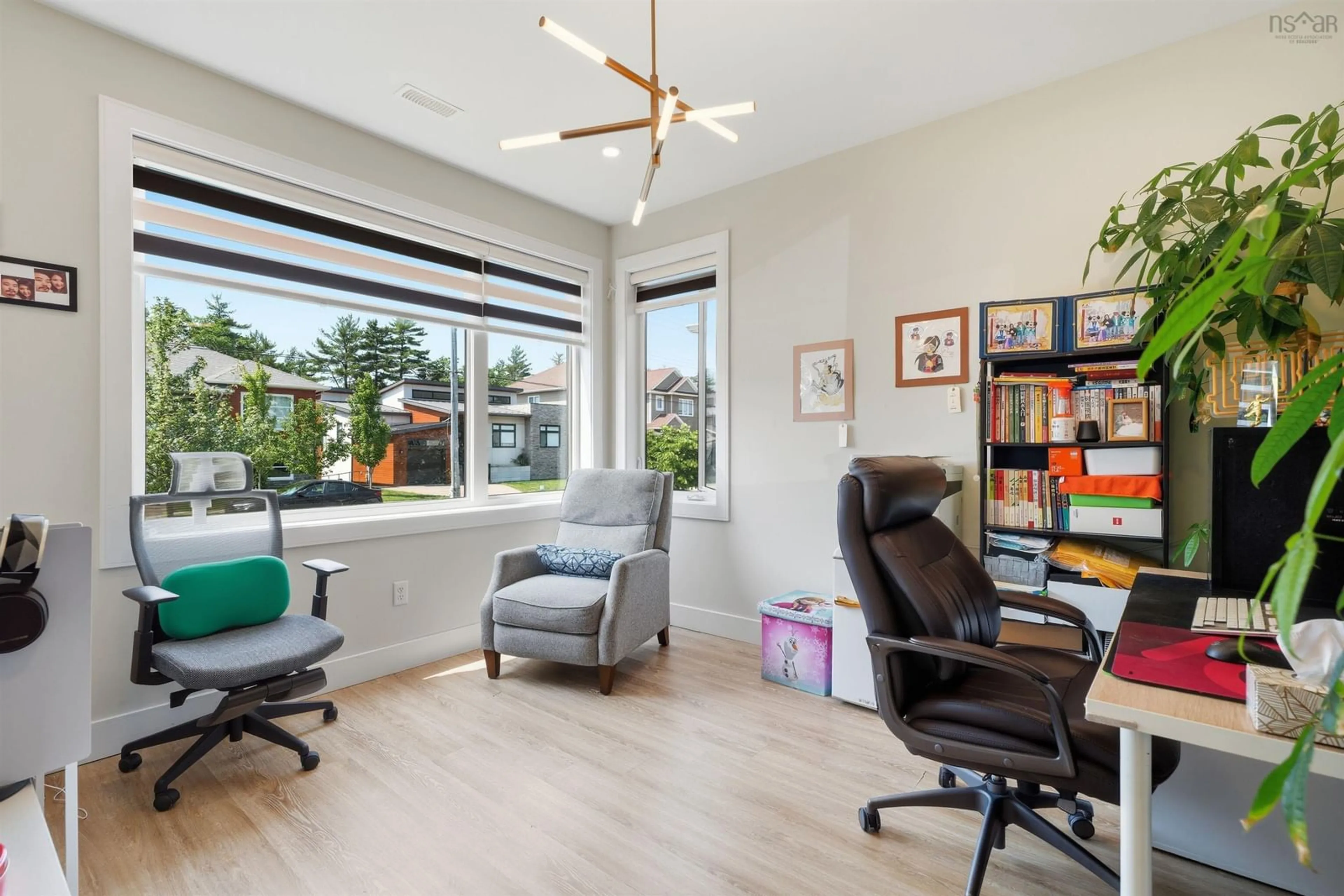 Living room with furniture, wood/laminate floor for 347 Starboard Dr, Halifax Nova Scotia B3M 0L5