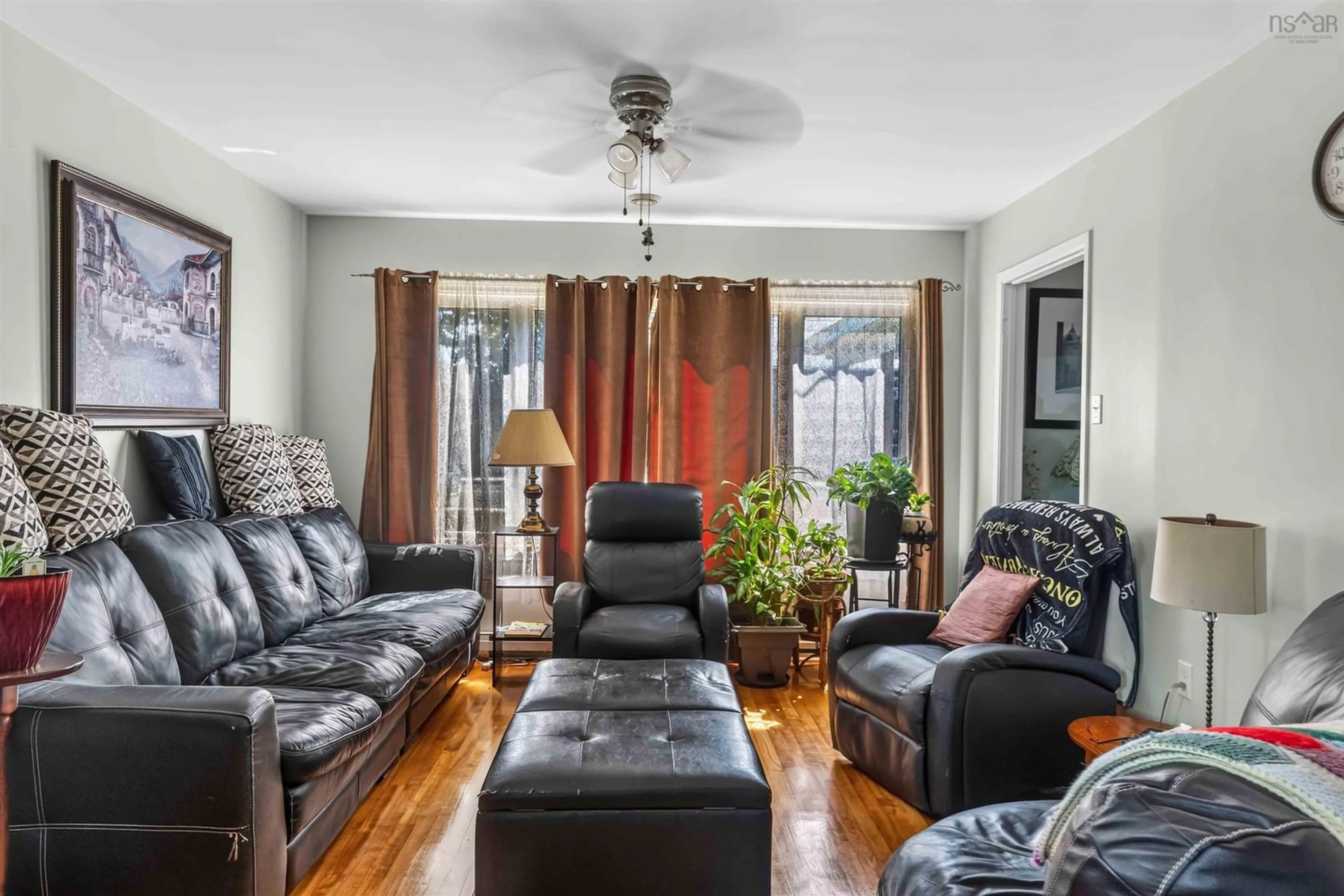 Living room with furniture, unknown for 53/55 Main St, Hantsport Nova Scotia B0P 1P0