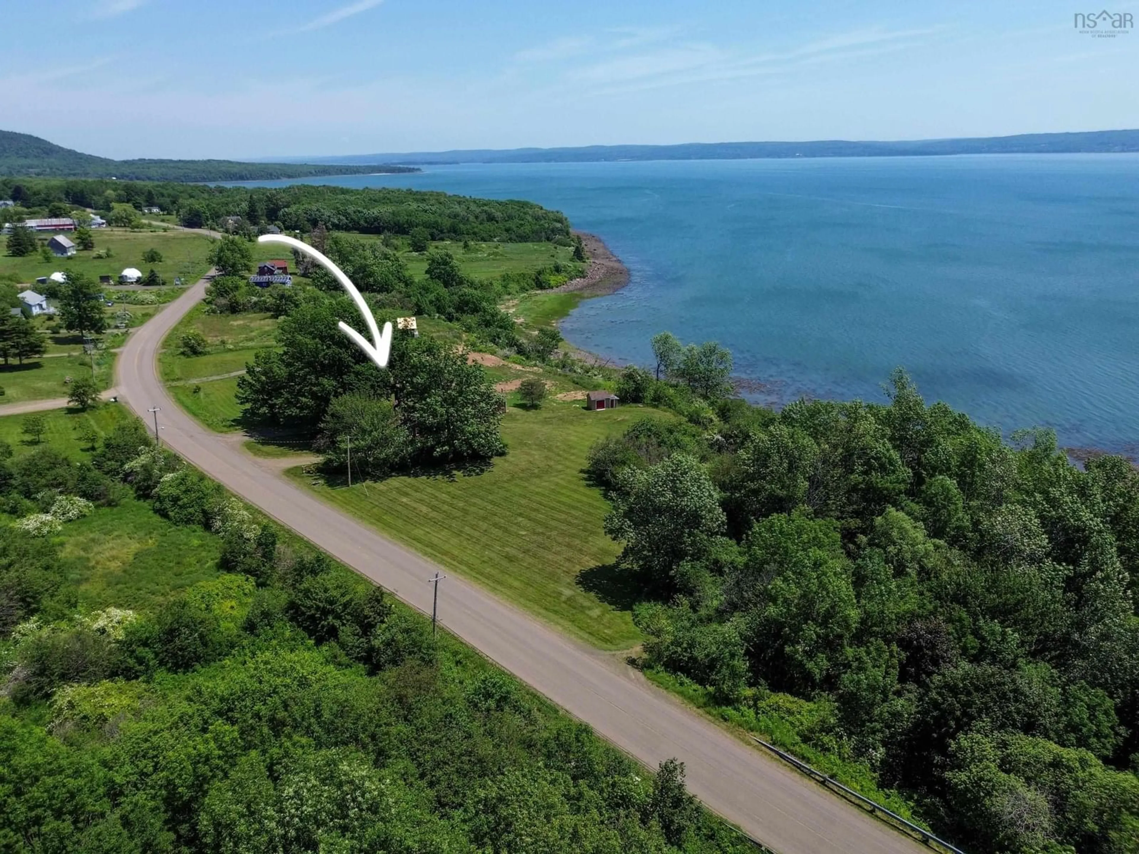 A pic from outside/outdoor area/front of a property/back of a property/a pic from drone, water/lake/river/ocean view for 1878 Granville Road, Port Wade Nova Scotia B0S 1A0