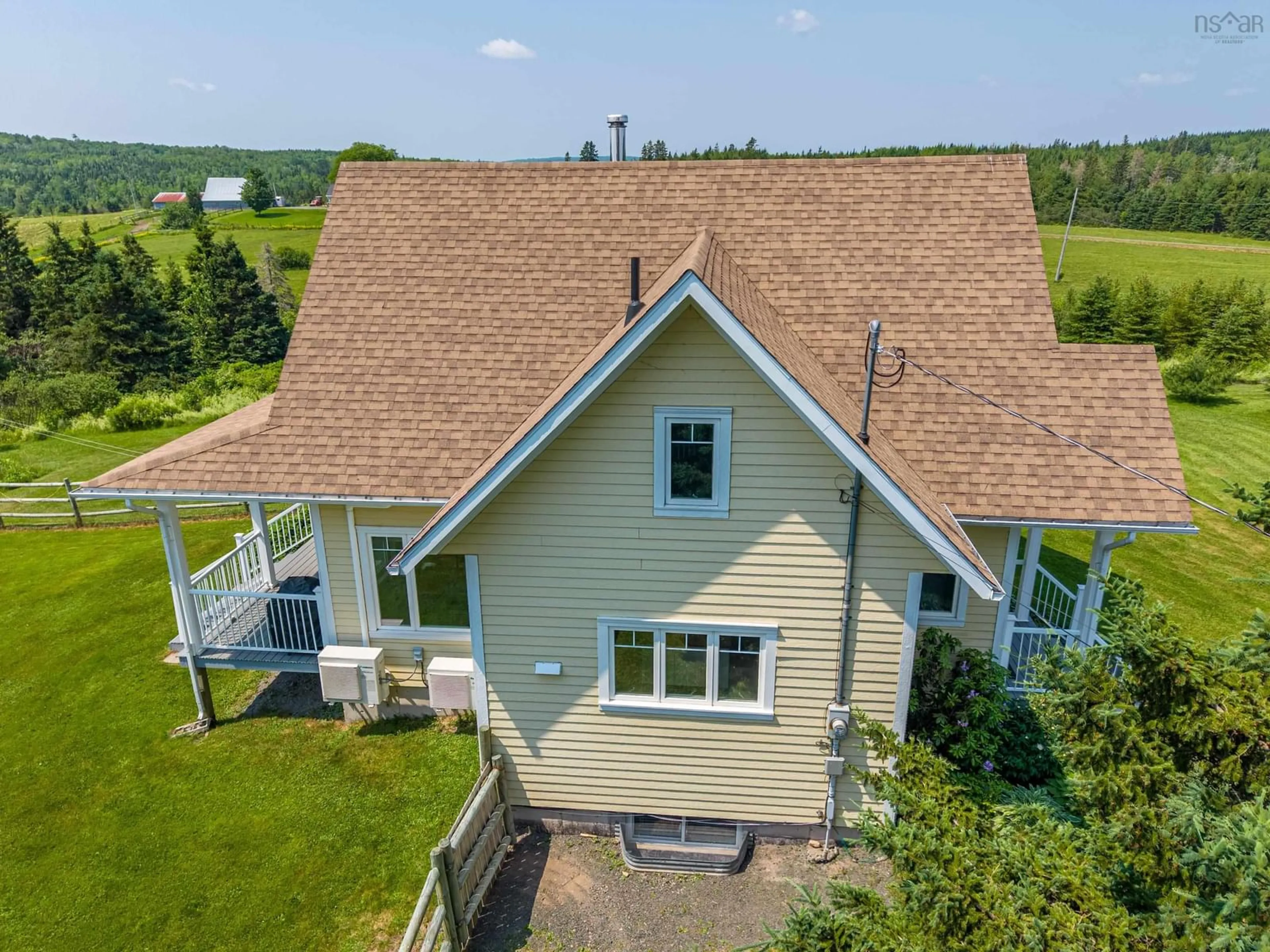 A pic from outside/outdoor area/front of a property/back of a property/a pic from drone, water/lake/river/ocean view for Reeves Road, Glen Road, N.S. #63, Glen Road Nova Scotia B2G 2L8