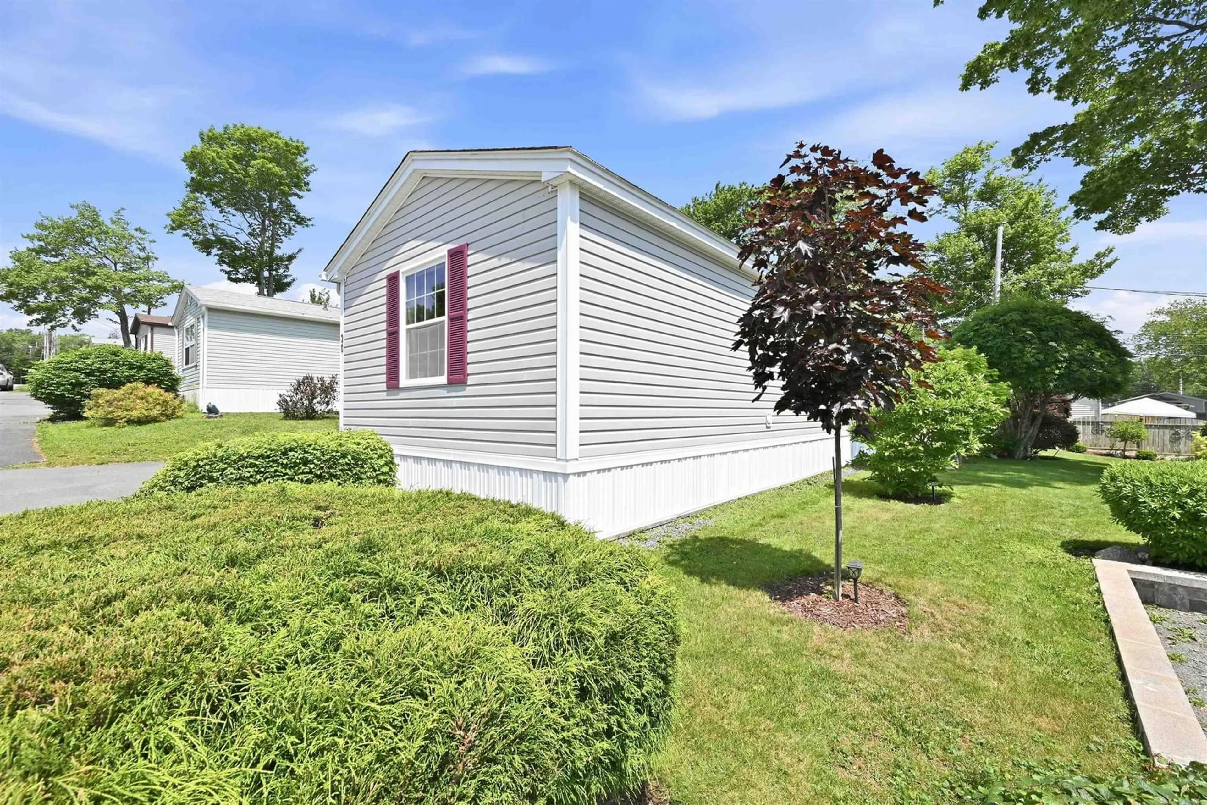 Home with vinyl exterior material, street for 20 Fifth St, Lucasville Nova Scotia B4B 1R2