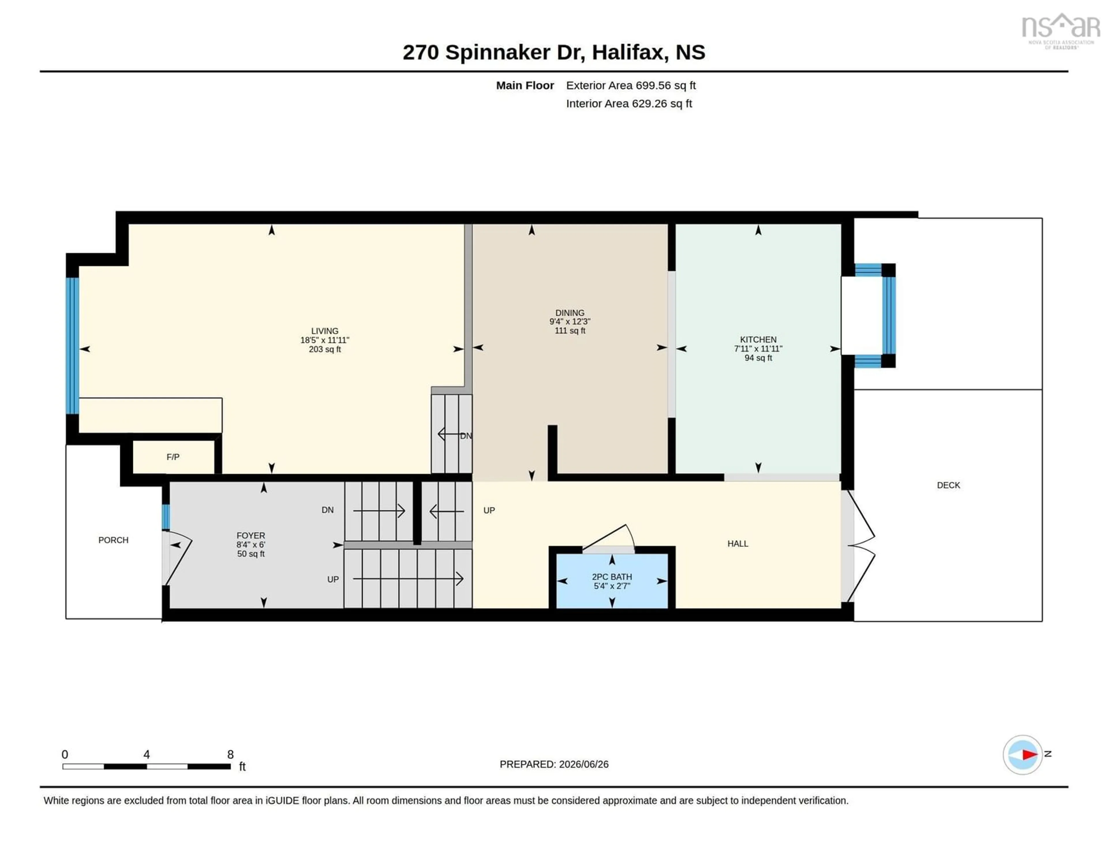 Floor plan for 270 Spinnaker Dr, Armdale Nova Scotia B3N 3C6