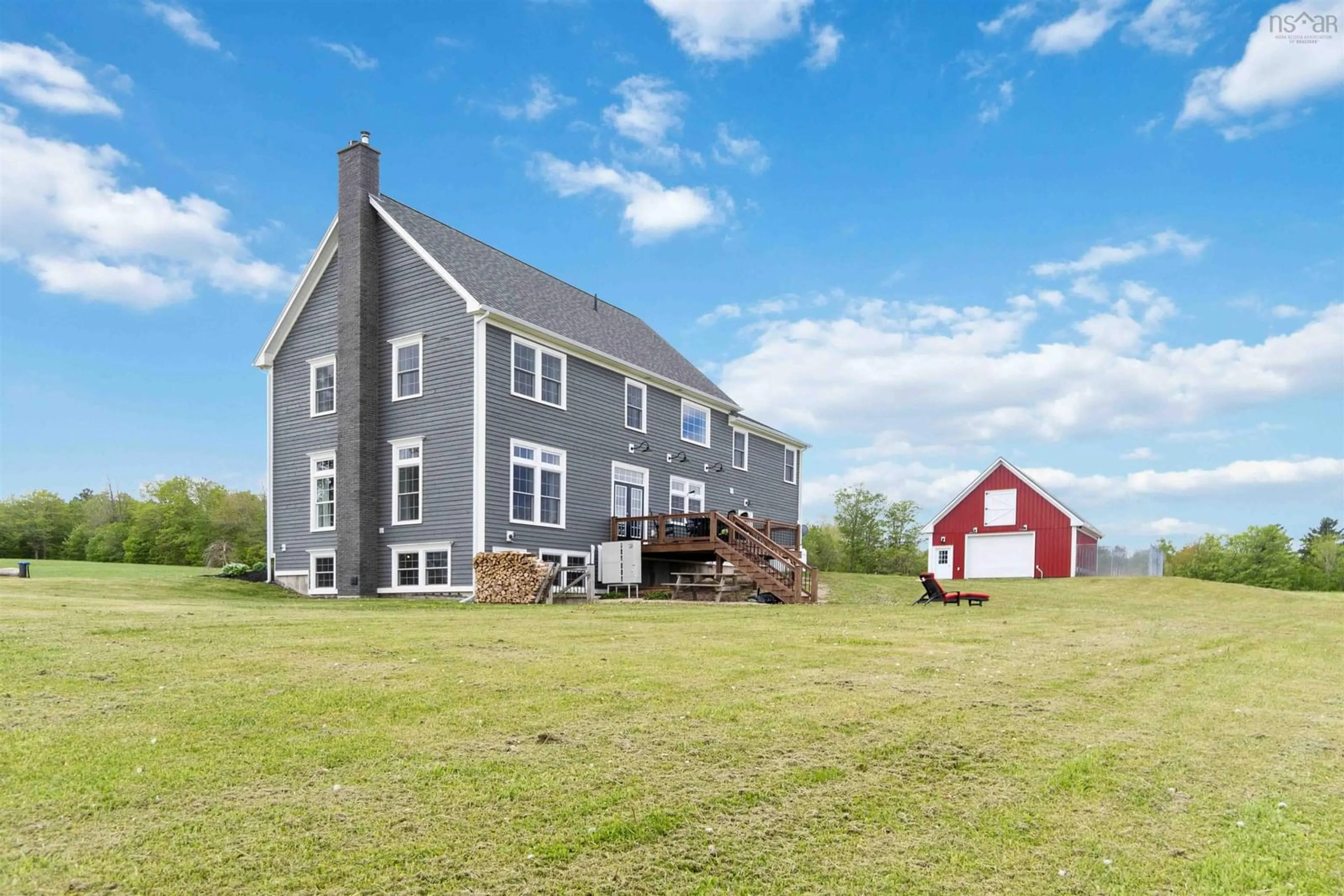 A pic from outside/outdoor area/front of a property/back of a property/a pic from drone, building for 423 Canaan Road, Nicholsville Nova Scotia B0P 1C0