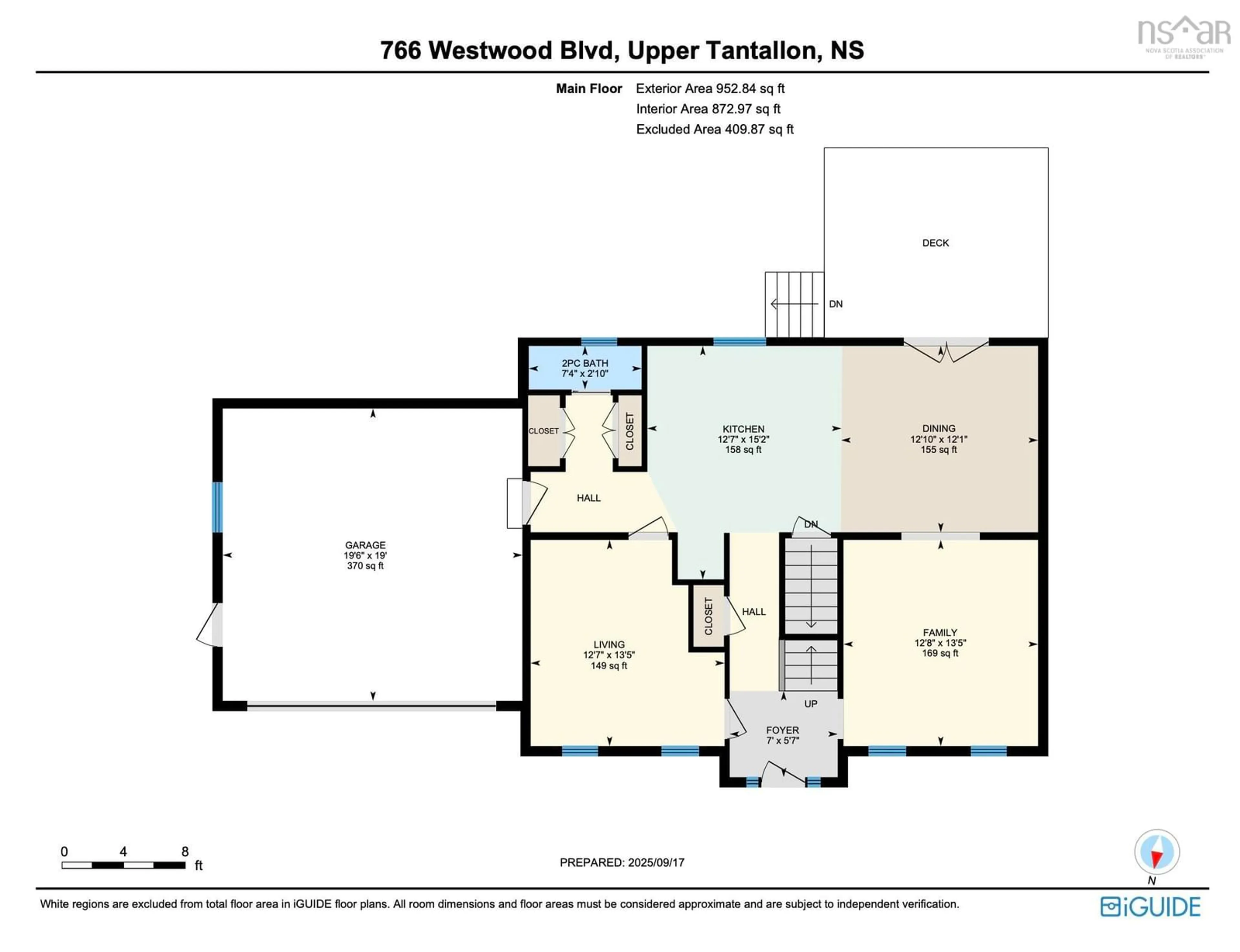 Floor plan for 766 Westwood Blvd, Upper Tantallon Nova Scotia B3Z 4K1