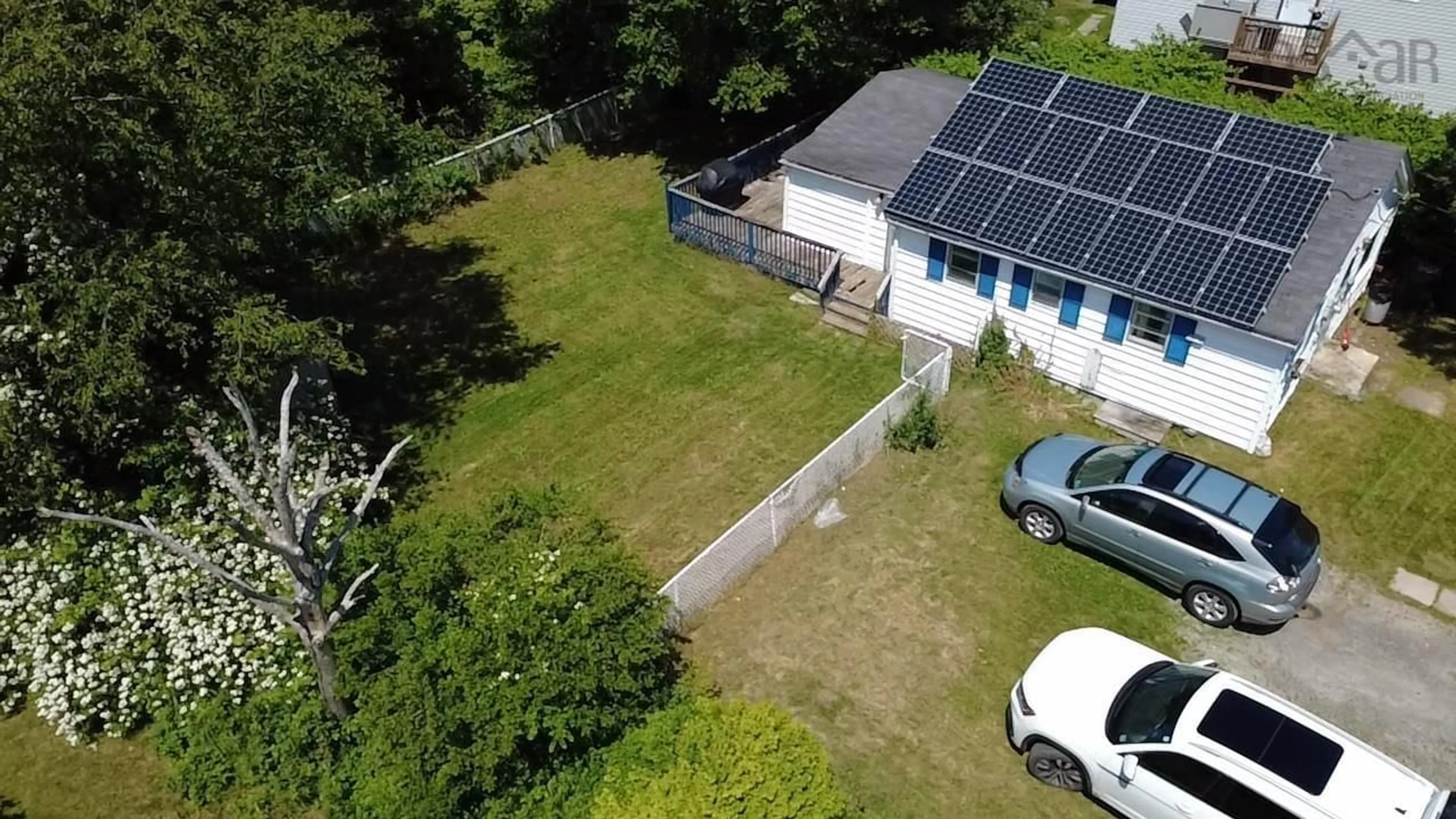 A pic from outside/outdoor area/front of a property/back of a property/a pic from drone, building for 5 Birch Lane, Whites Lake Nova Scotia B3T 1W3