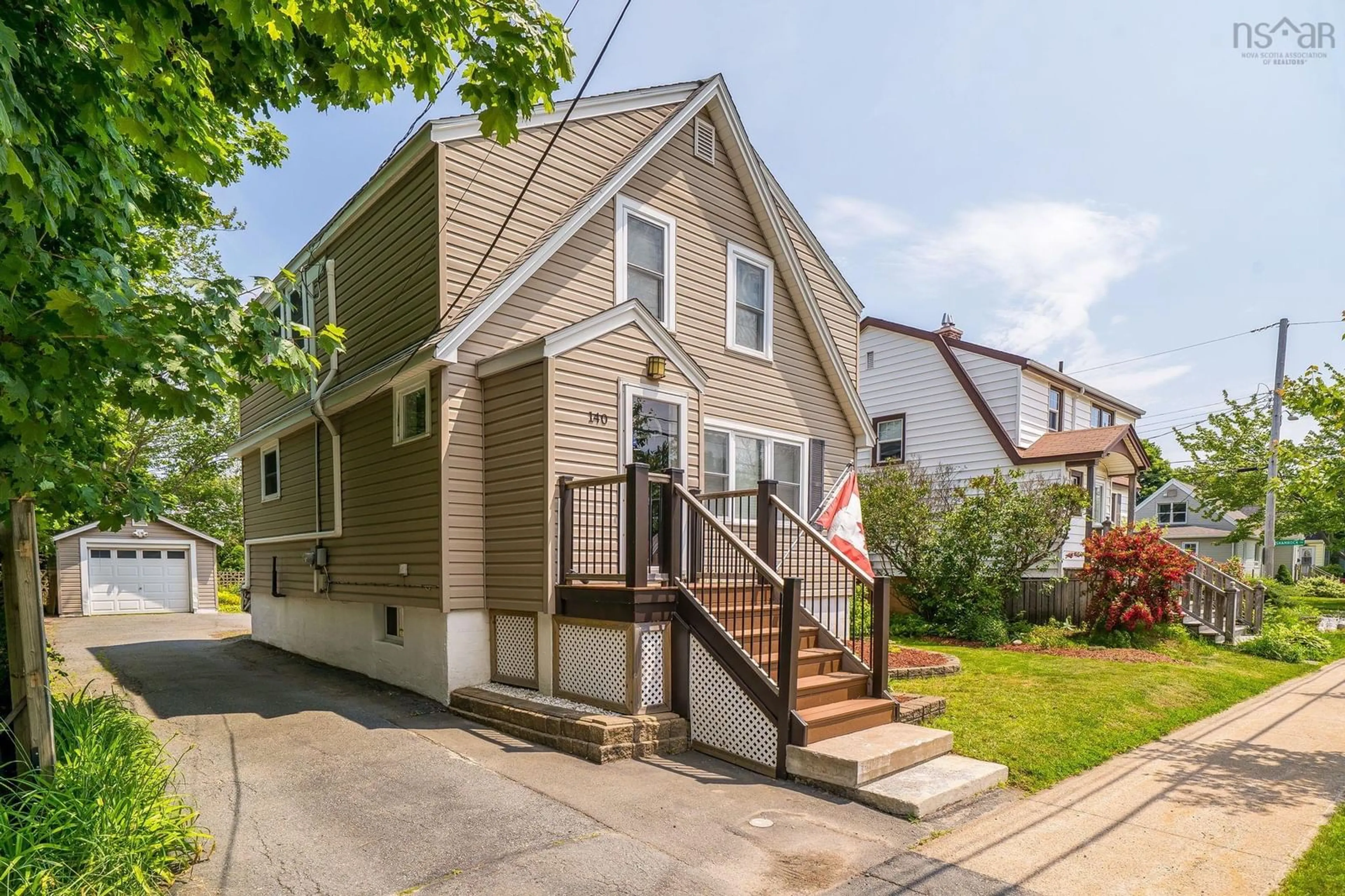 Home with vinyl exterior material, street for 140 Victoria Rd, Dartmouth Nova Scotia B3A 1V7