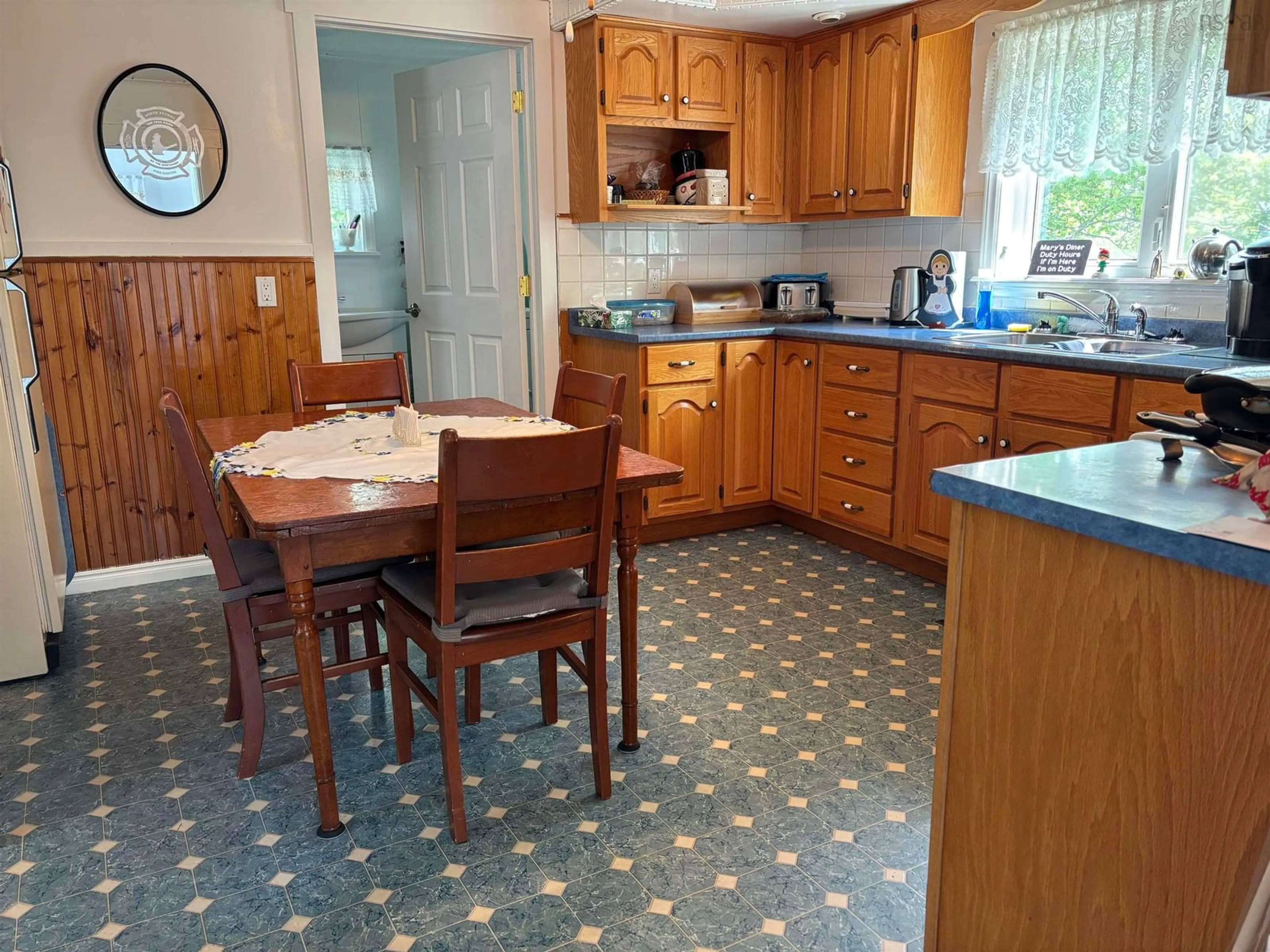 Standard kitchen, ceramic/tile floor for 128 Regent St., North Sydney Nova Scotia B2A 2G5
