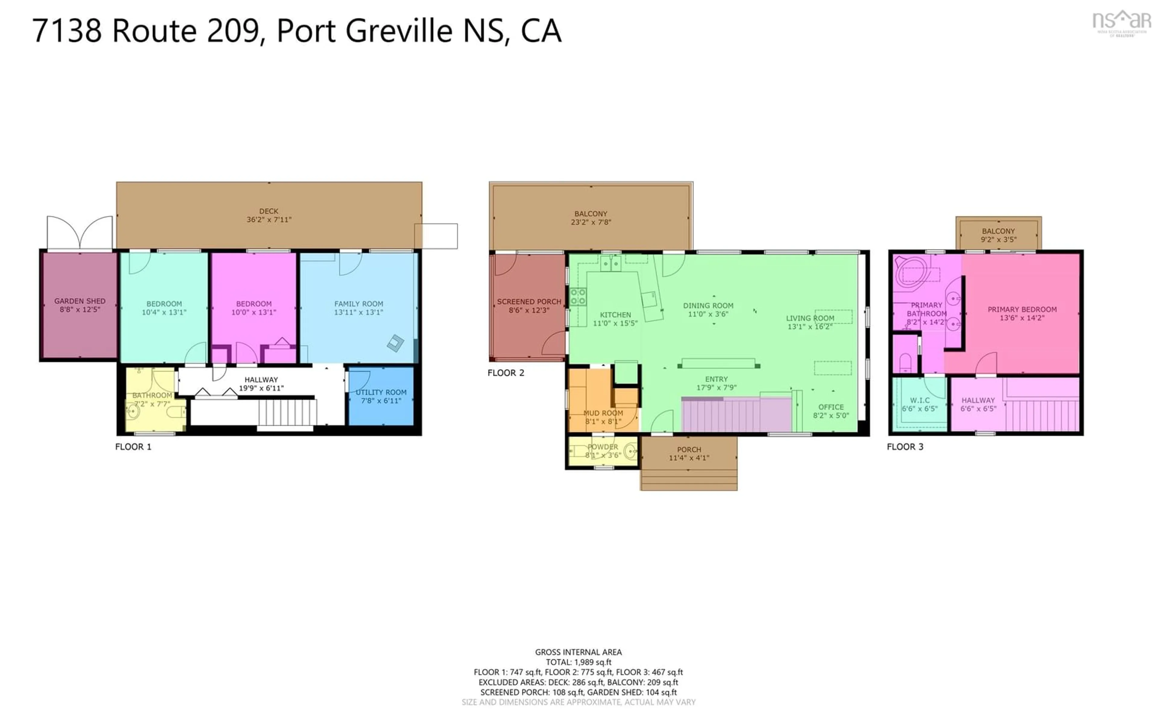Floor plan for 7138 Highway 209, Port Greville Nova Scotia B0M 1S0