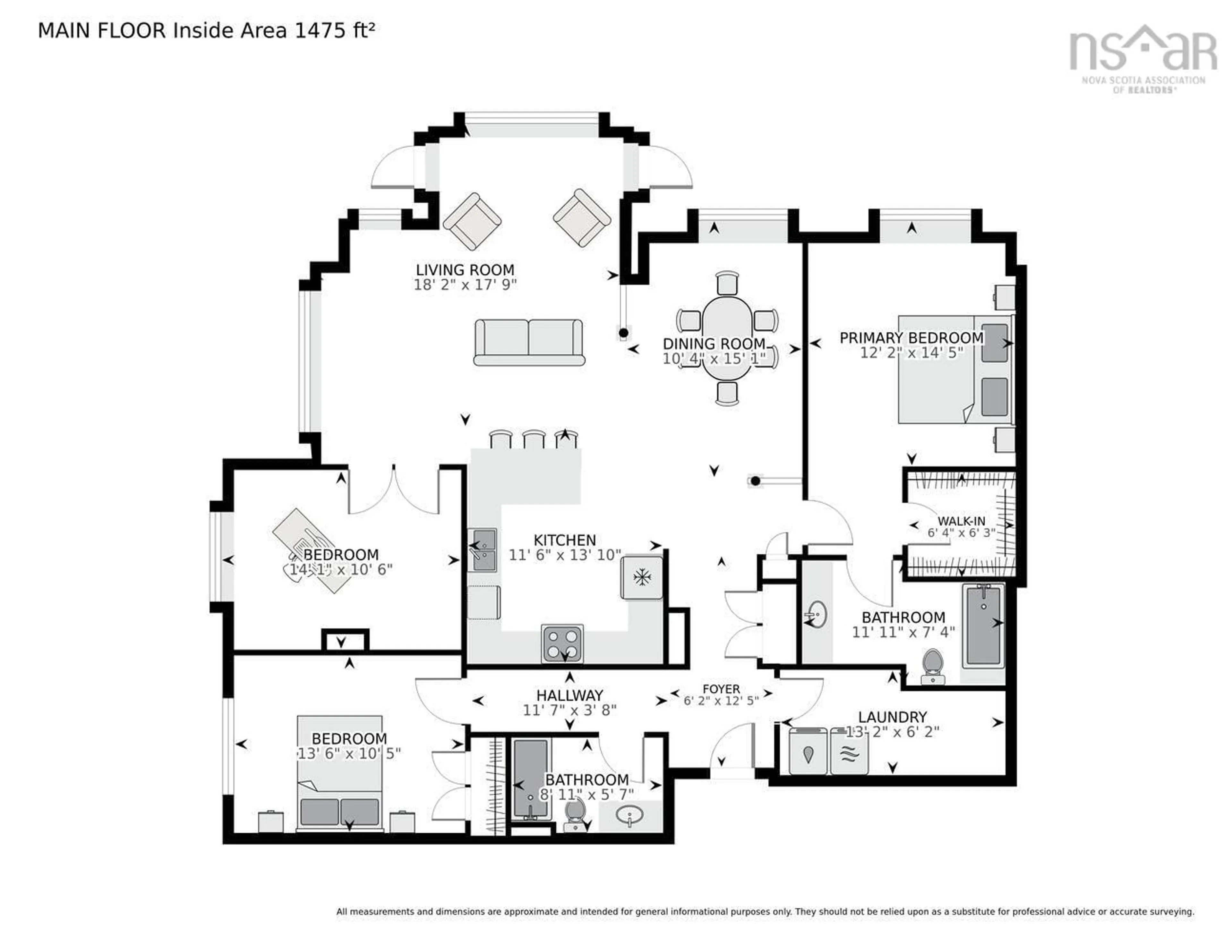 Floor plan for 53 Bedros Lane #104, Halifax Nova Scotia B3M 4X4