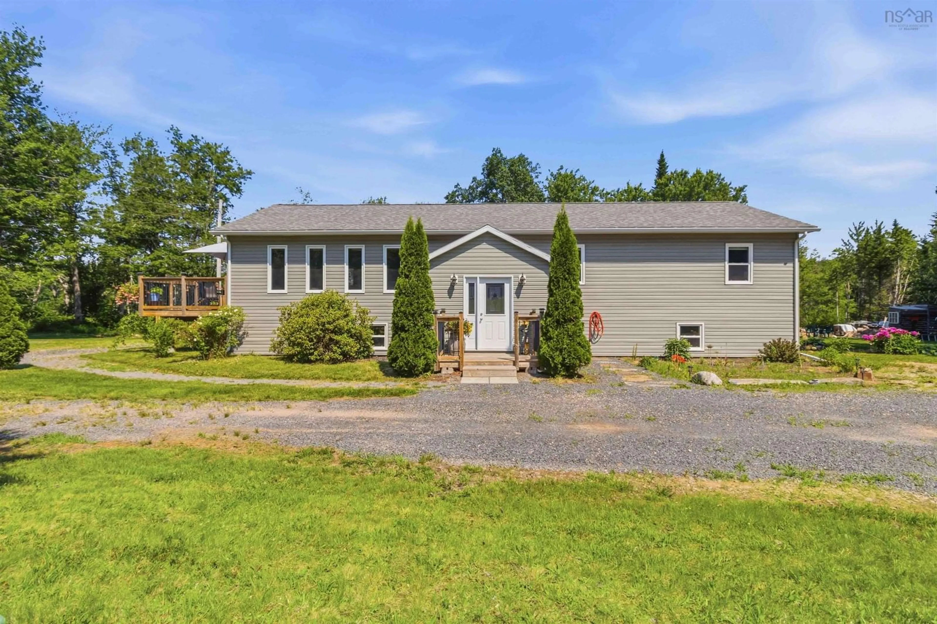 A pic from outside/outdoor area/front of a property/back of a property/a pic from drone, street for 1549 East Dalhousie Rd, East Dalhousie Nova Scotia B0R 1H0