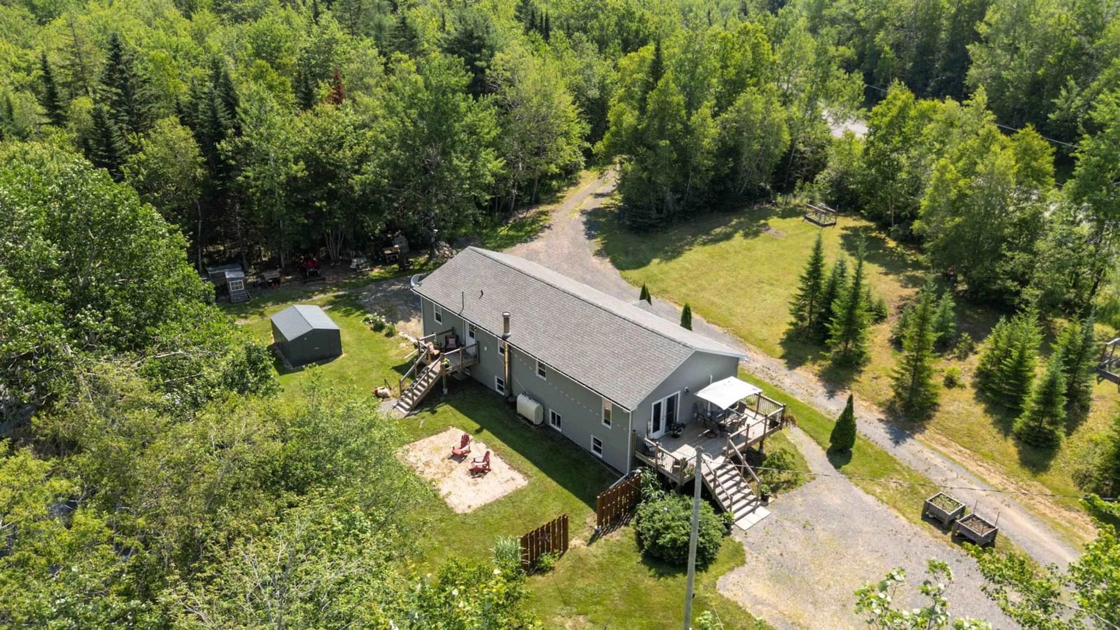 A pic from outside/outdoor area/front of a property/back of a property/a pic from drone, unknown for 1549 East Dalhousie Rd, East Dalhousie Nova Scotia B0R 1H0