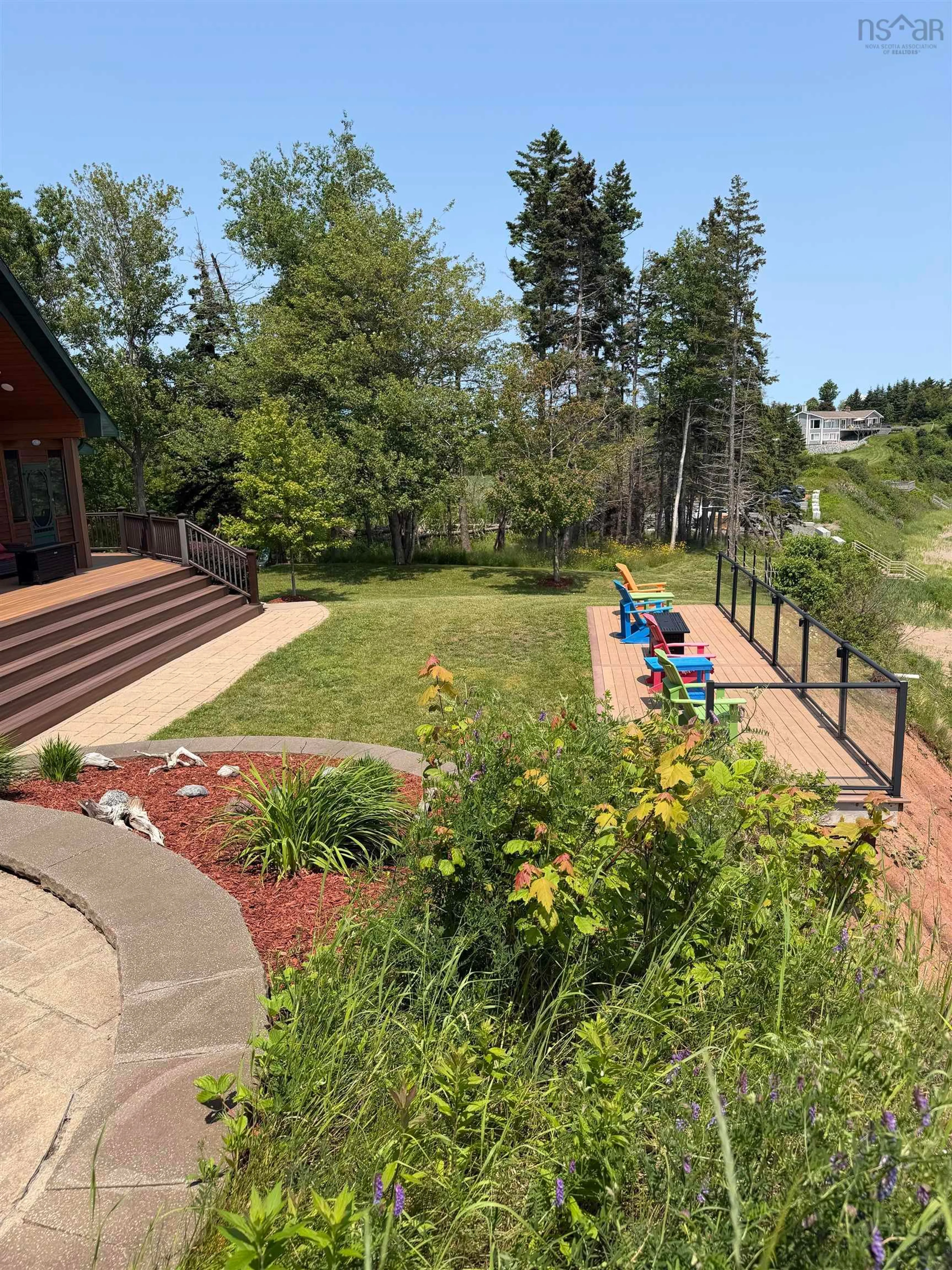 Patio, mountain view for 31 Macdonald Beach Road B2g 2l2, Morristown Nova Scotia B2G 2L2