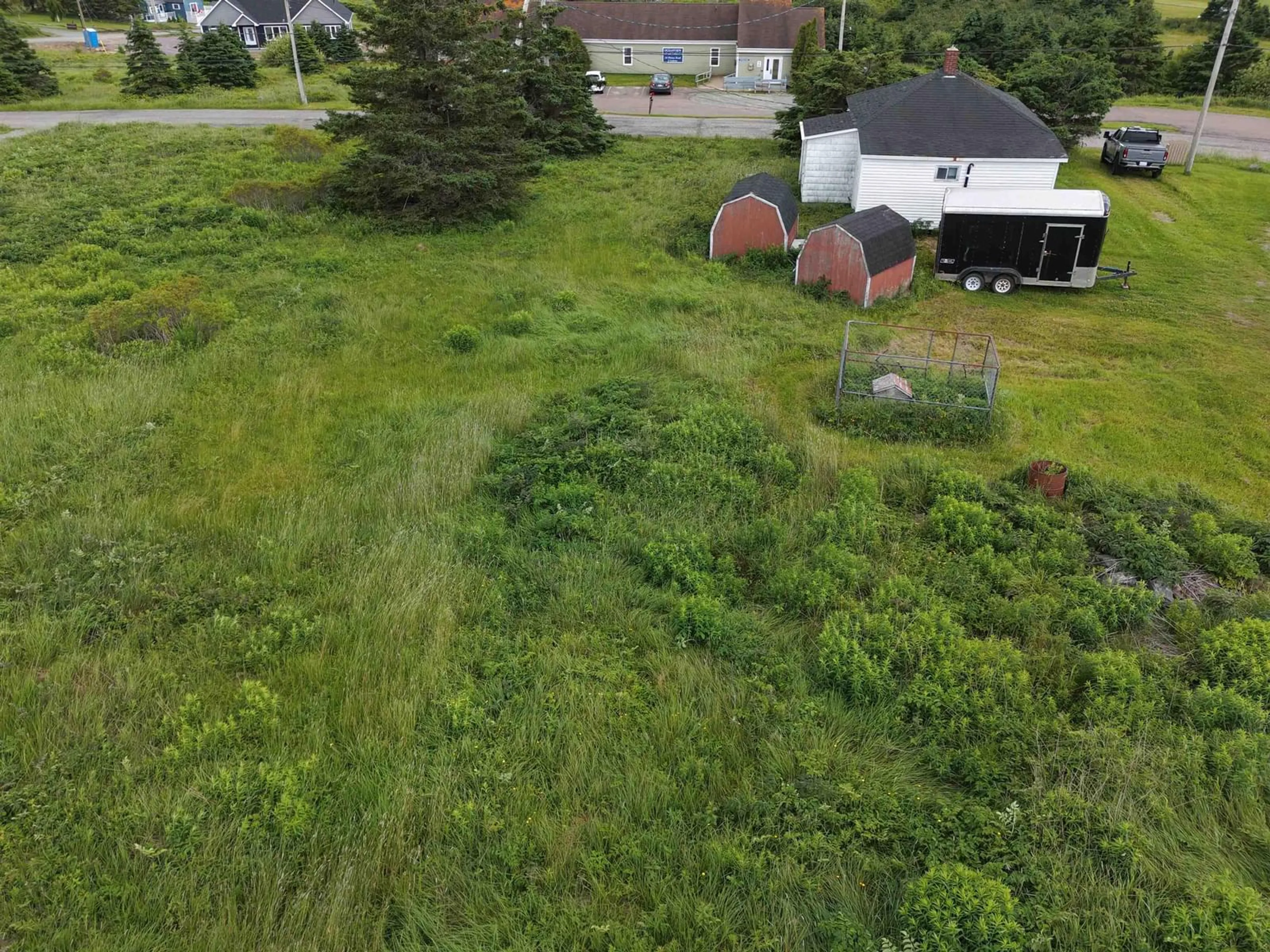 A pic from outside/outdoor area/front of a property/back of a property/a pic from drone, unknown for 19 Obrien Rd, L'Ardoise Nova Scotia B0E 1S0